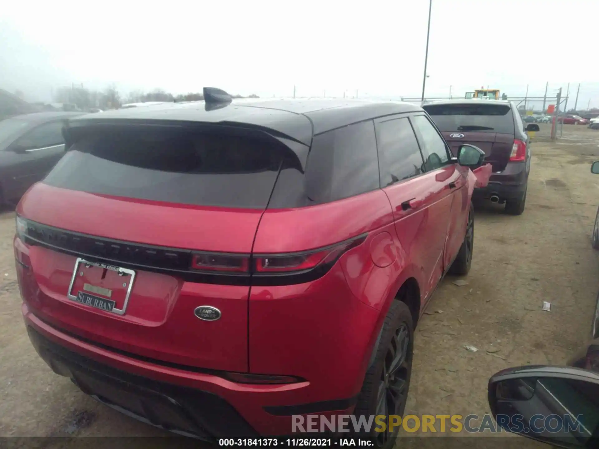 4 Photograph of a damaged car SALZJ2FX8LH043648 LAND ROVER RANGE ROVER EVOQUE 2020