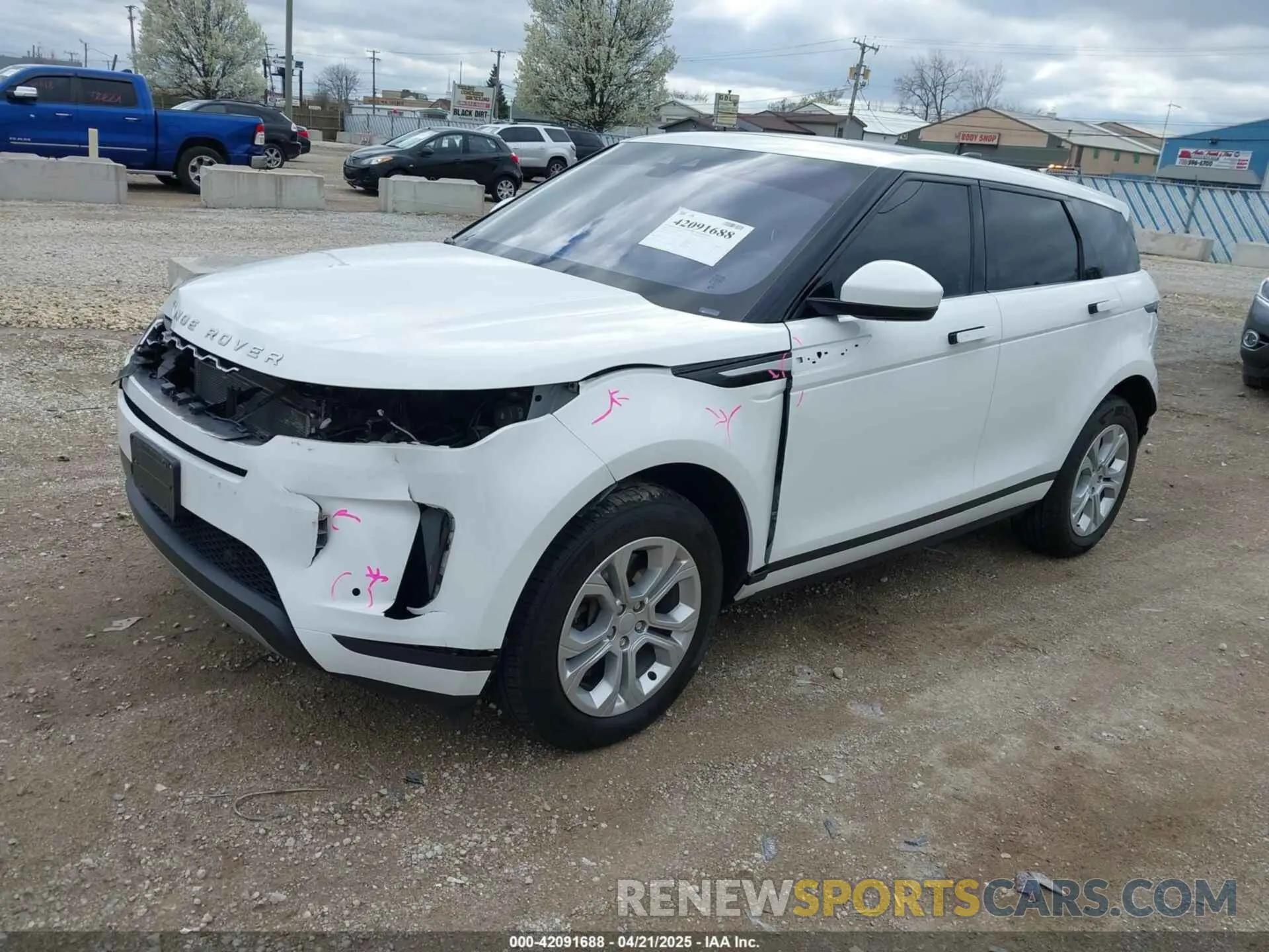 2 Photograph of a damaged car SALZJ2FX8LH060725 LAND ROVER RANGE ROVER EVOQUE 2020