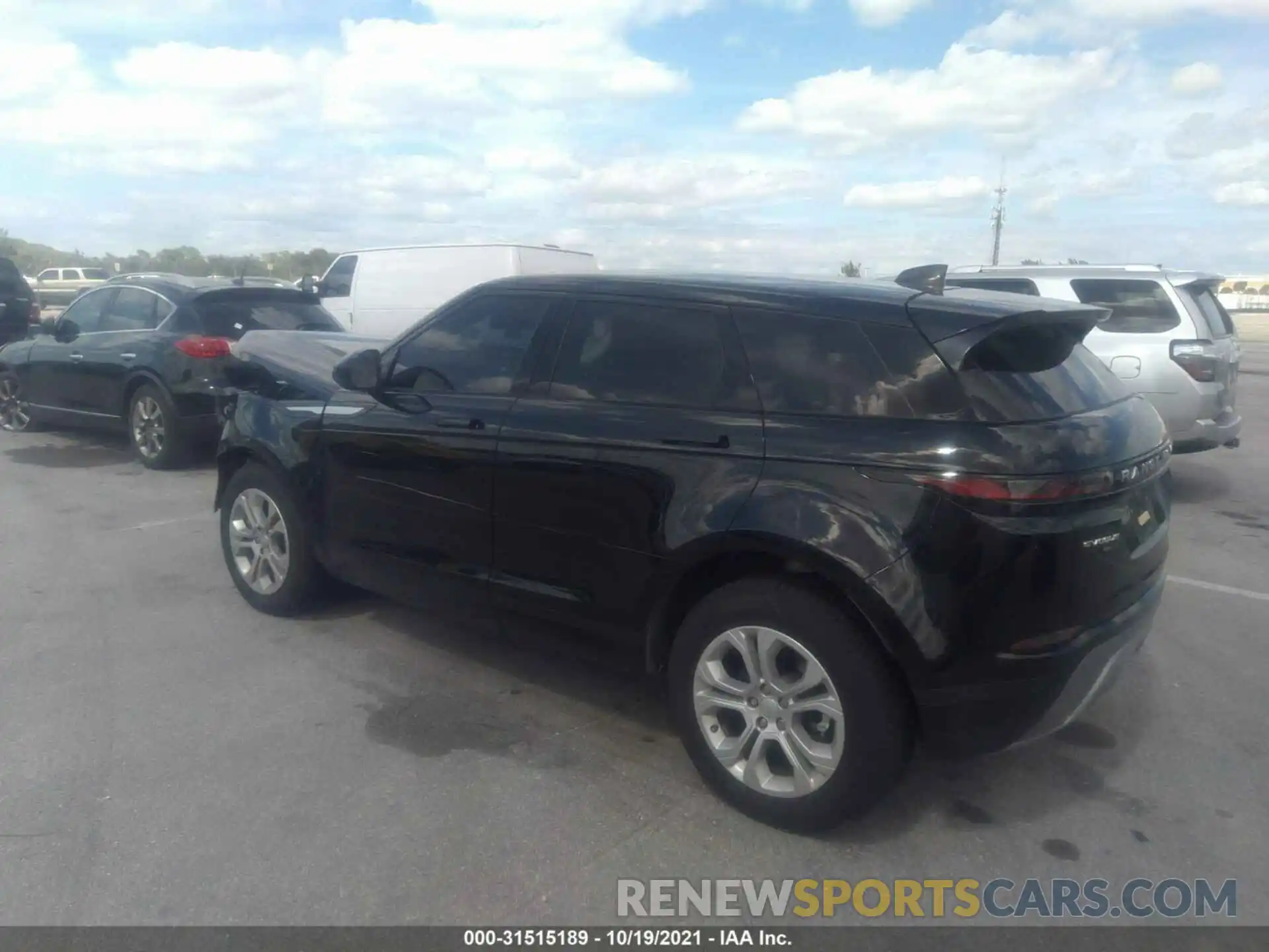 3 Photograph of a damaged car SALZJ2FX8LH080294 LAND ROVER RANGE ROVER EVOQUE 2020