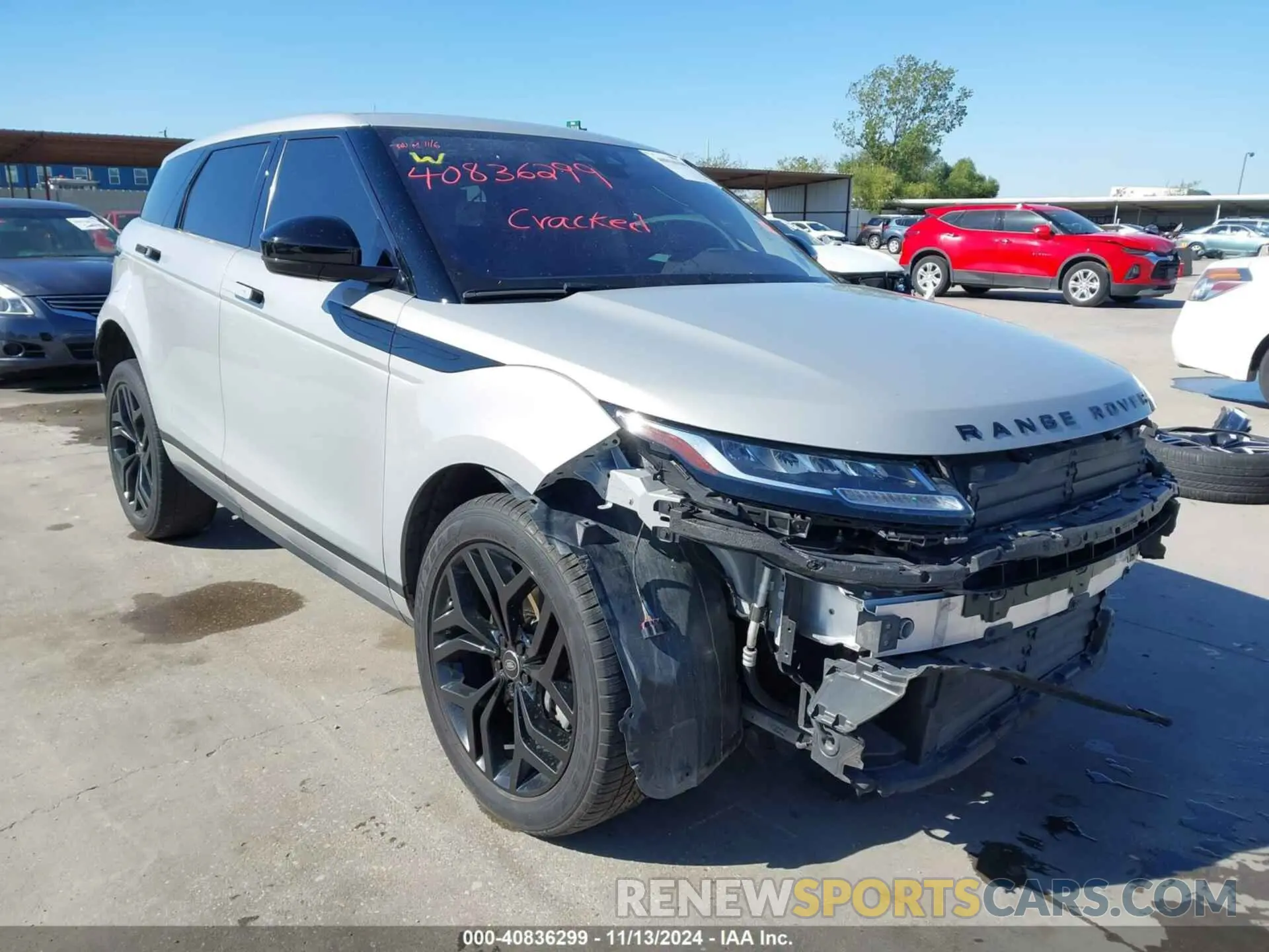 1 Photograph of a damaged car SALZJ2FX8LH115190 LAND ROVER RANGE ROVER EVOQUE 2020