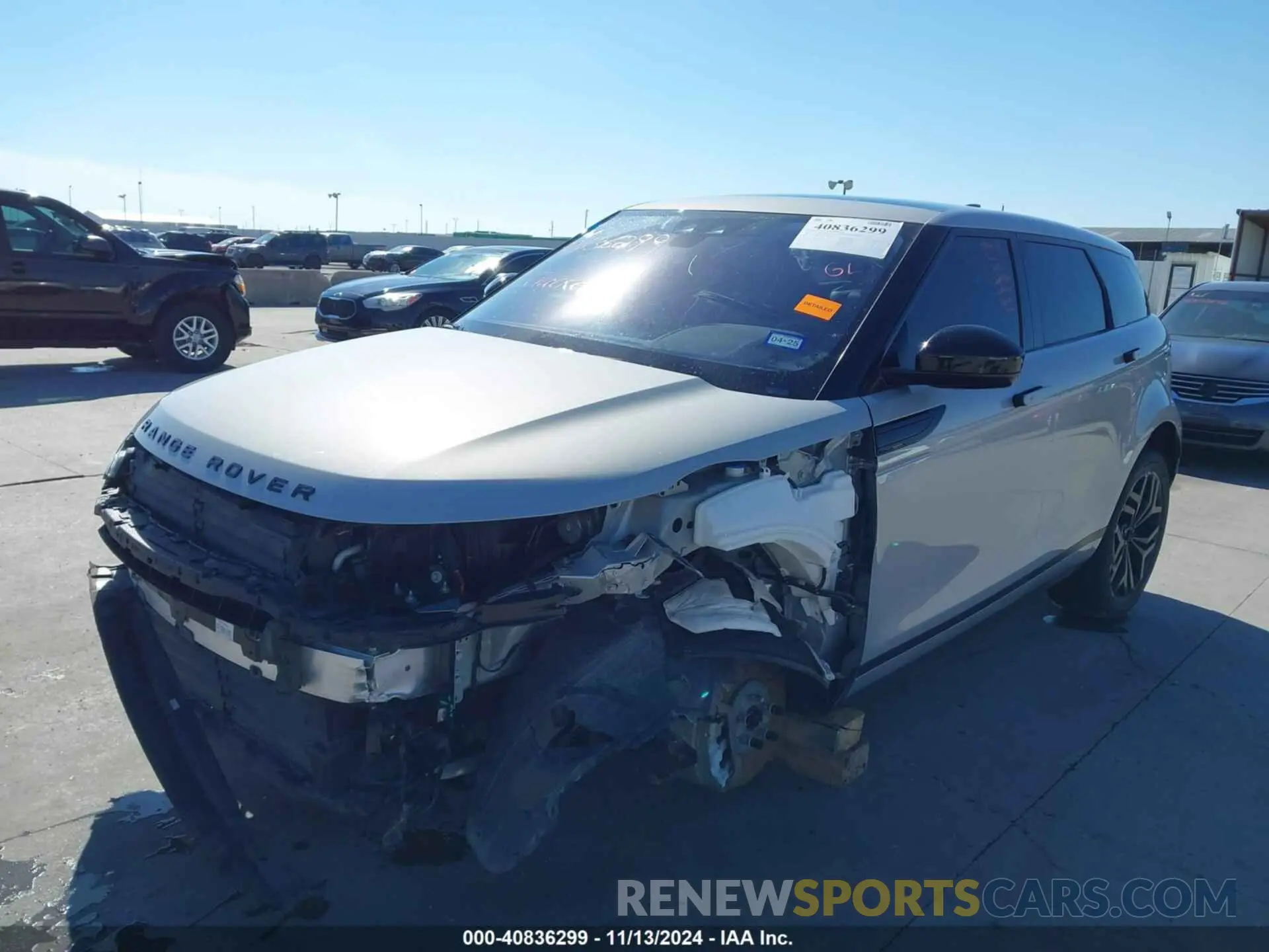 2 Photograph of a damaged car SALZJ2FX8LH115190 LAND ROVER RANGE ROVER EVOQUE 2020
