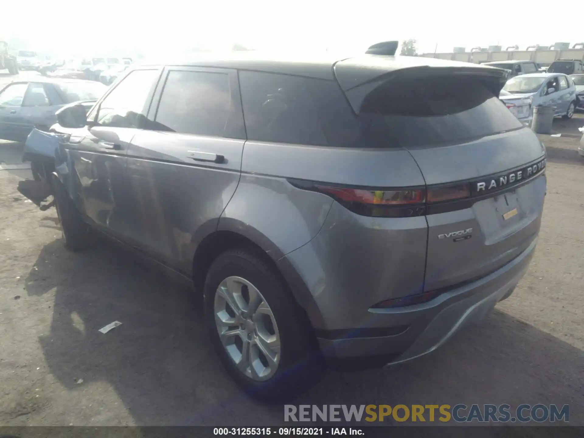 3 Photograph of a damaged car SALZJ2FX9LH105770 LAND ROVER RANGE ROVER EVOQUE 2020