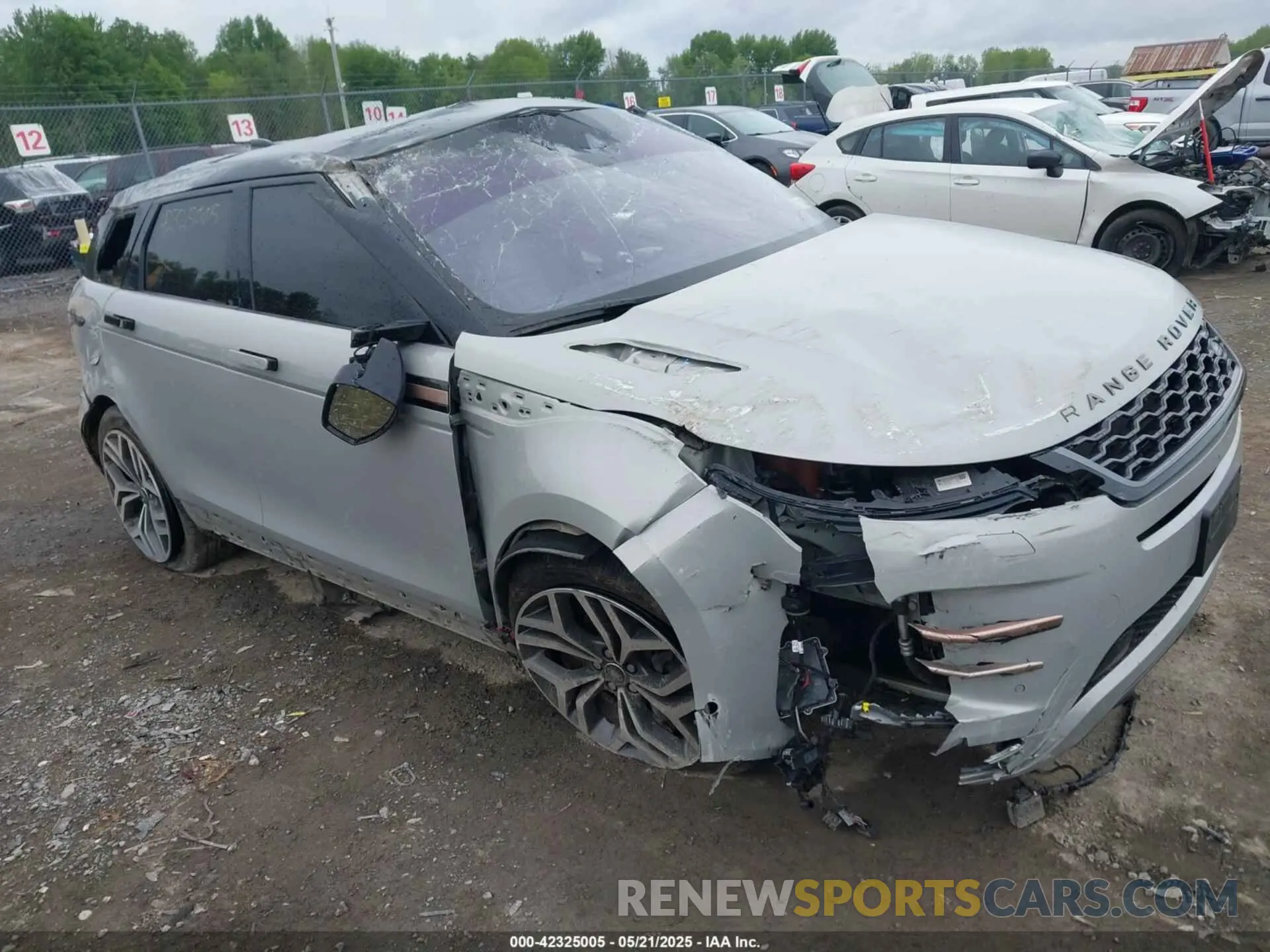 1 Photograph of a damaged car SALZL2FX0LH020729 LAND ROVER RANGE ROVER EVOQUE 2020