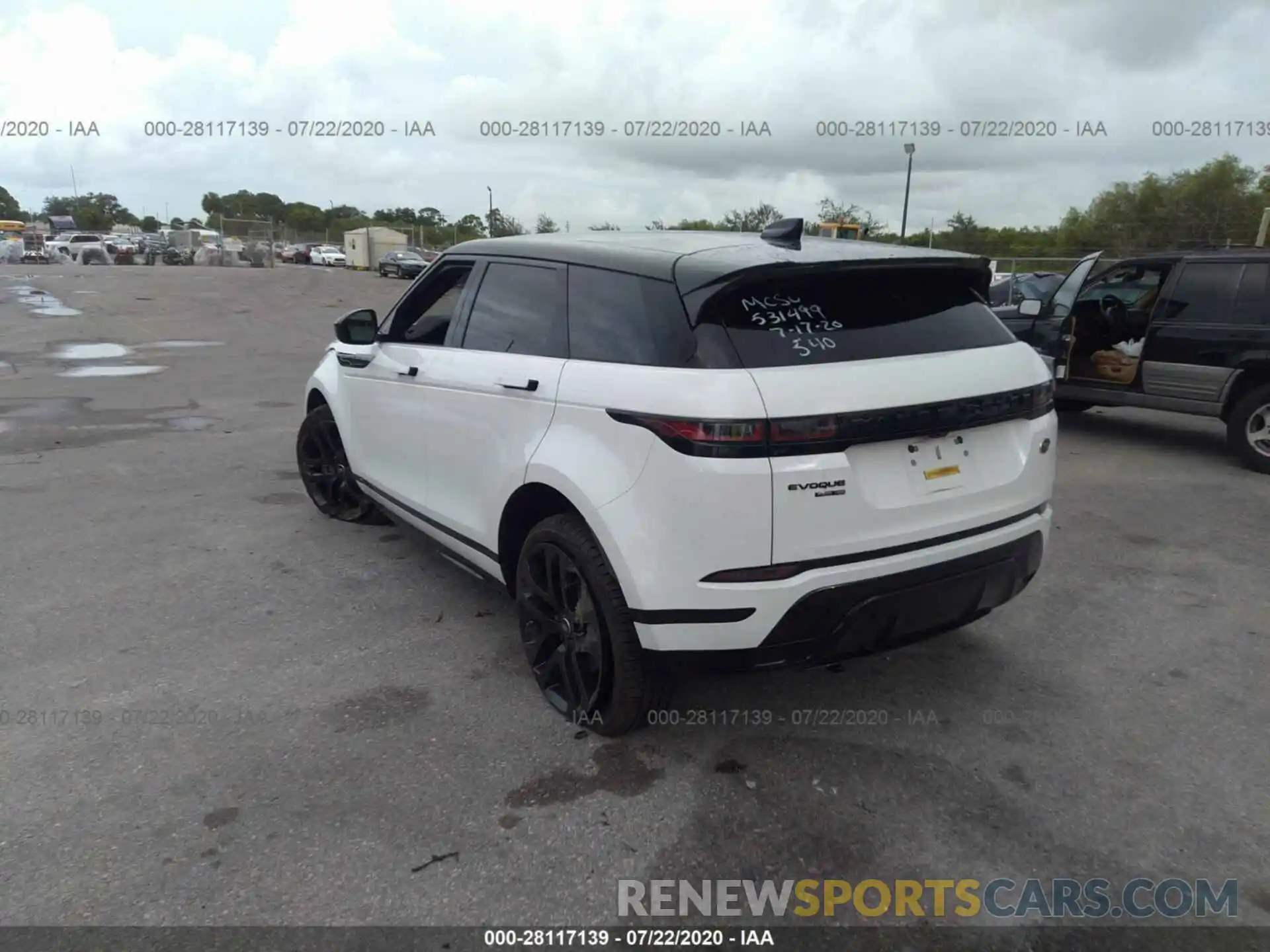 3 Photograph of a damaged car SALZM2GX0LH033458 LAND ROVER RANGE ROVER EVOQUE 2020