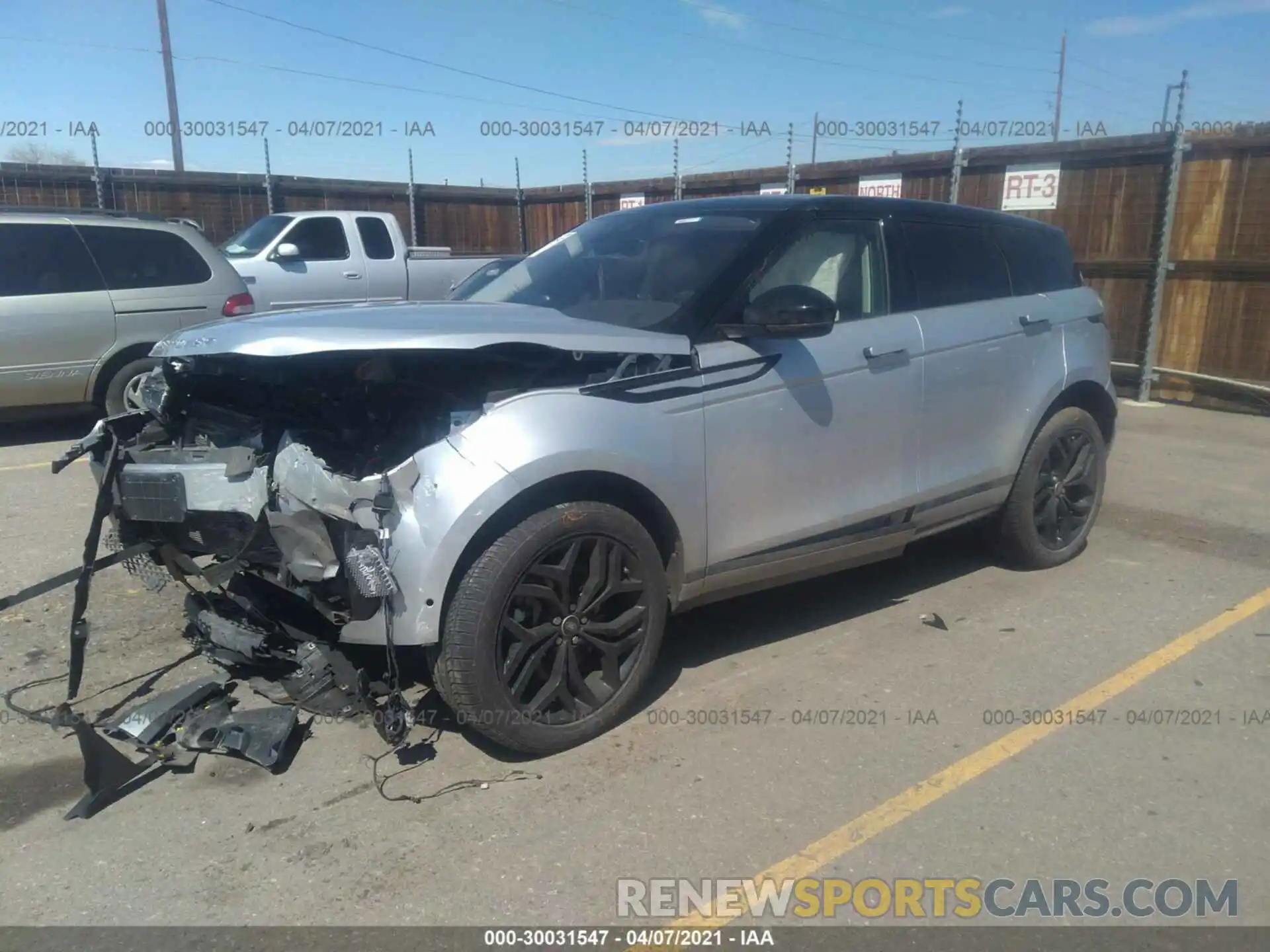 2 Photograph of a damaged car SALZP2FX4LH022097 LAND ROVER RANGE ROVER EVOQUE 2020