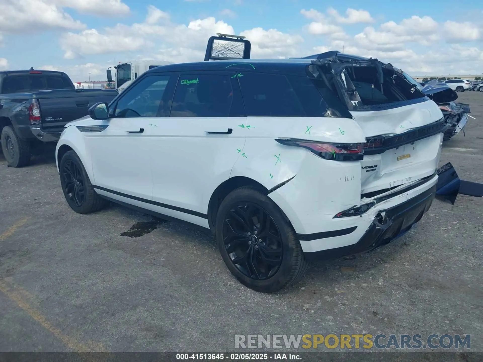 3 Photograph of a damaged car SALZP2FX5LH038650 LAND ROVER RANGE ROVER EVOQUE 2020