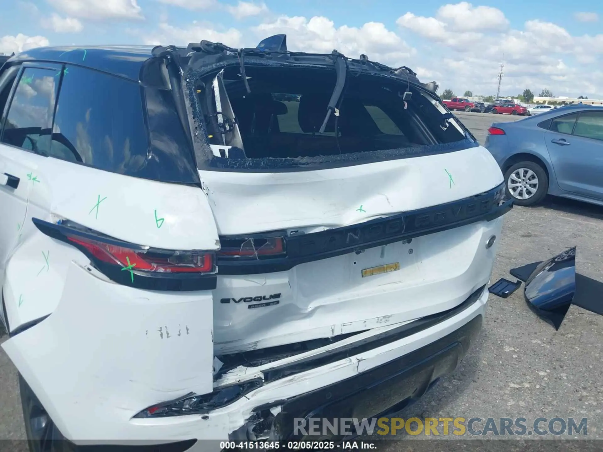 6 Photograph of a damaged car SALZP2FX5LH038650 LAND ROVER RANGE ROVER EVOQUE 2020