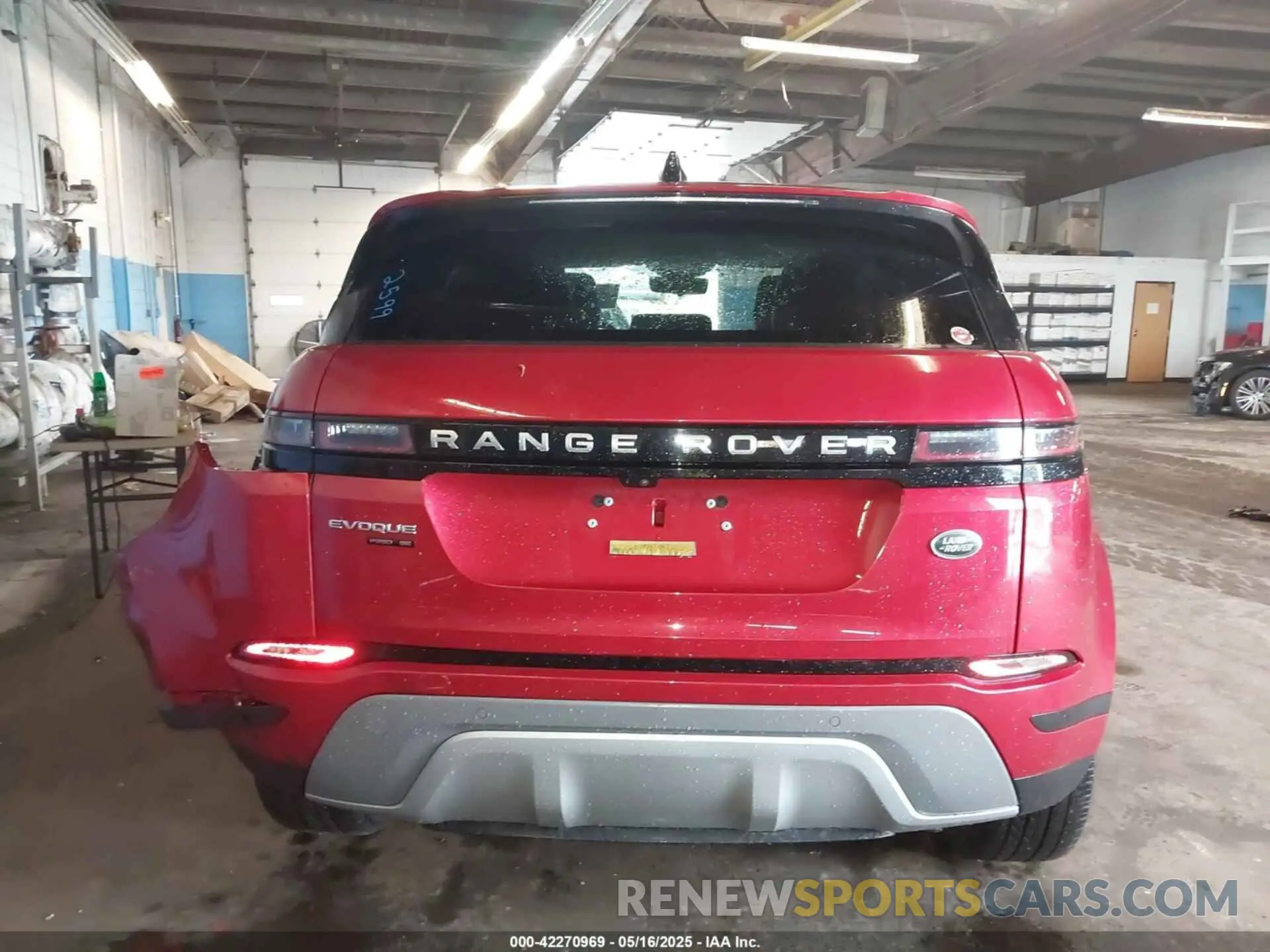 16 Photograph of a damaged car SALZP2FX6LH049060 LAND ROVER RANGE ROVER EVOQUE 2020