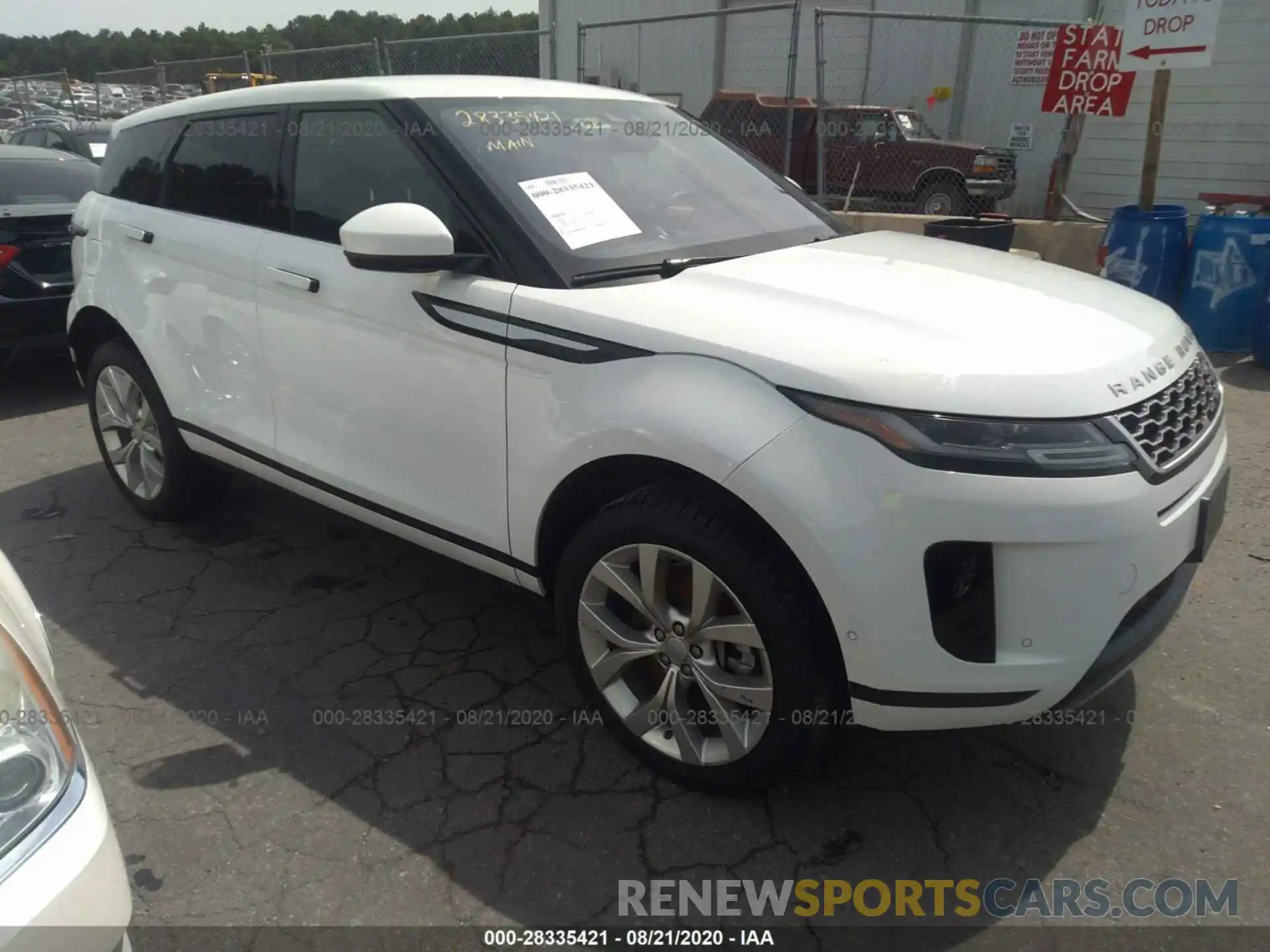 1 Photograph of a damaged car SALZP2FX6LH078235 LAND ROVER RANGE ROVER EVOQUE 2020