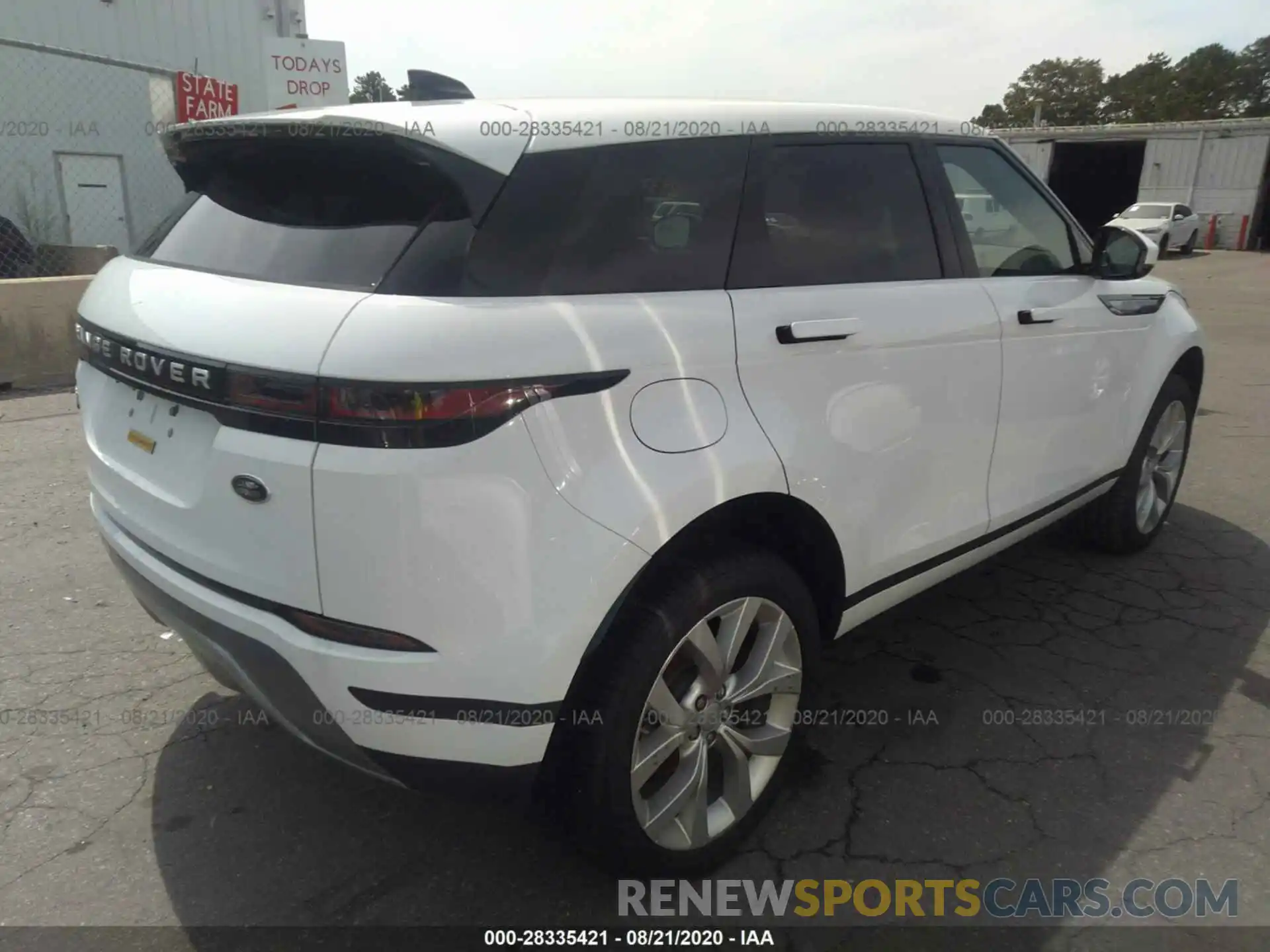 4 Photograph of a damaged car SALZP2FX6LH078235 LAND ROVER RANGE ROVER EVOQUE 2020