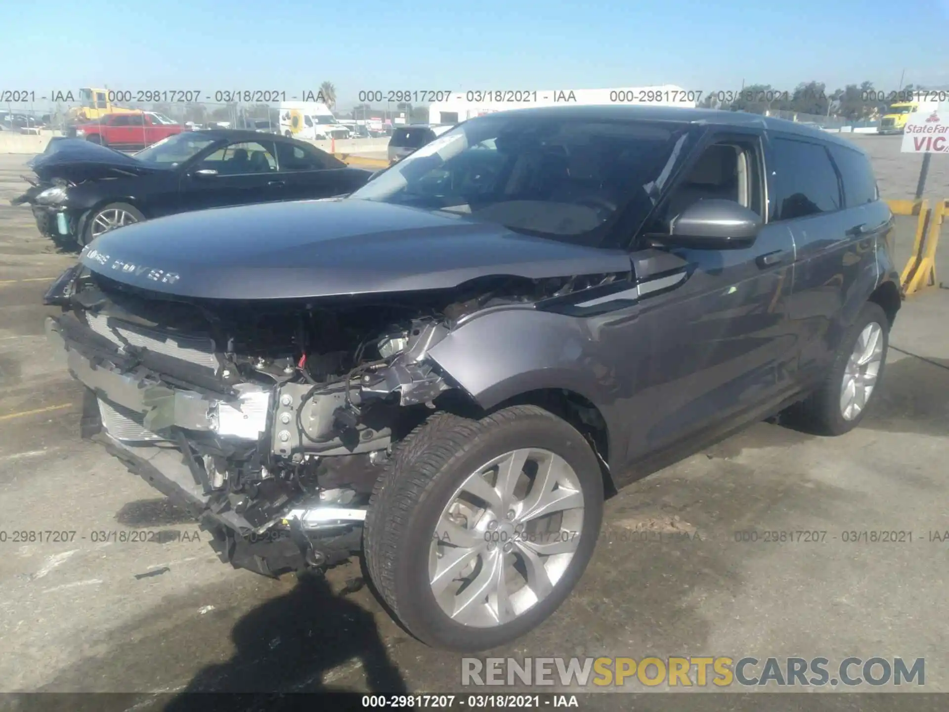 2 Photograph of a damaged car SALZP2FX6LH100525 LAND ROVER RANGE ROVER EVOQUE 2020