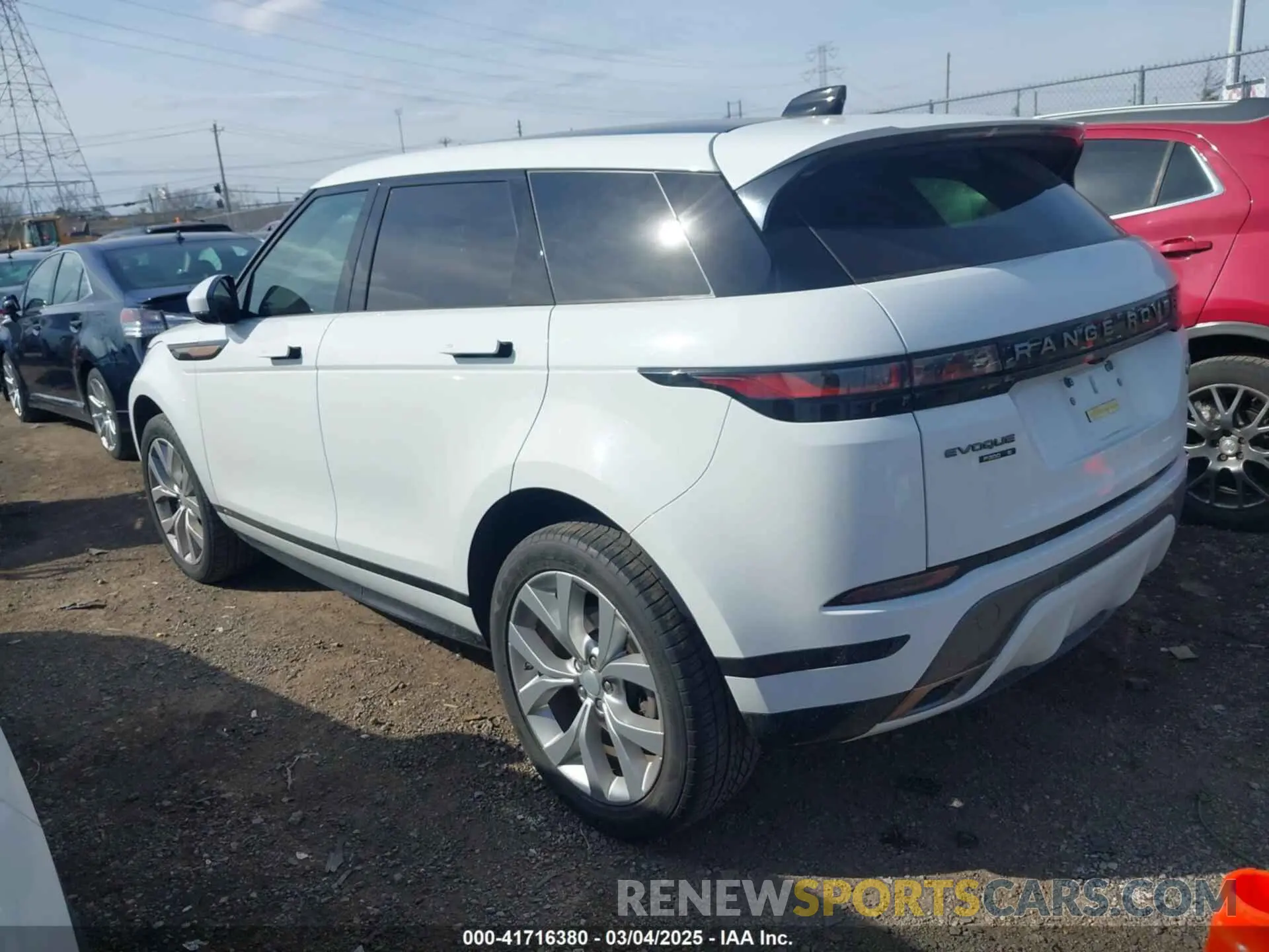 3 Photograph of a damaged car SALZT2GX5LH055345 LAND ROVER RANGE ROVER EVOQUE 2020