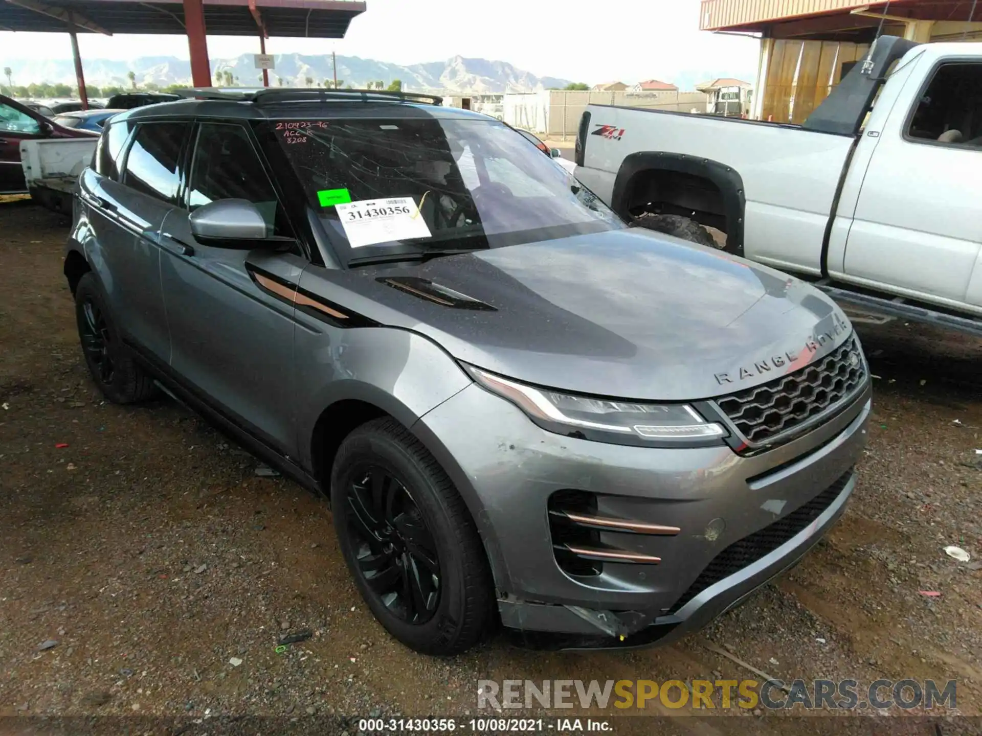 1 Photograph of a damaged car SALZT2GX6LH088208 LAND ROVER RANGE ROVER EVOQUE 2020