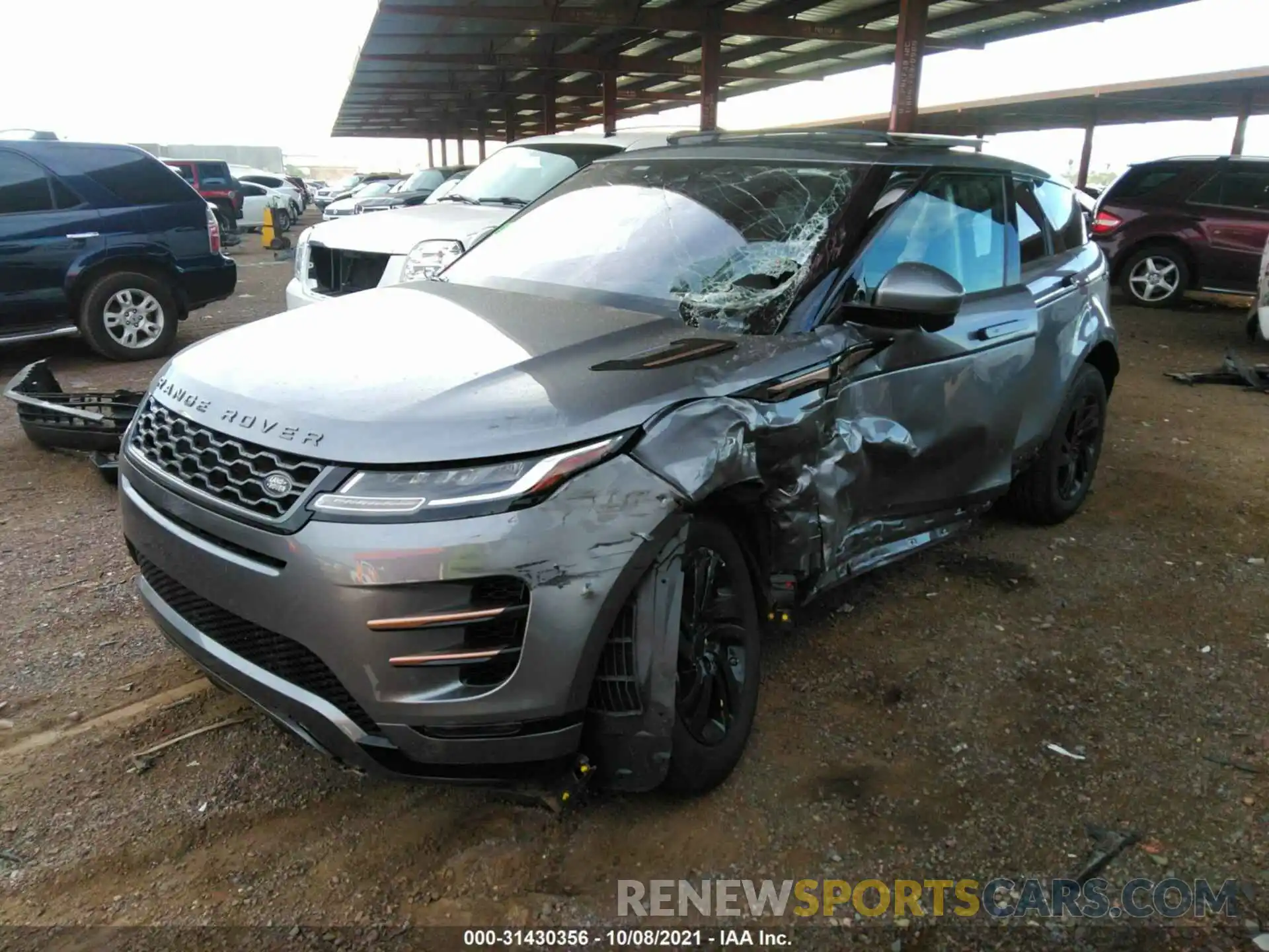 2 Photograph of a damaged car SALZT2GX6LH088208 LAND ROVER RANGE ROVER EVOQUE 2020