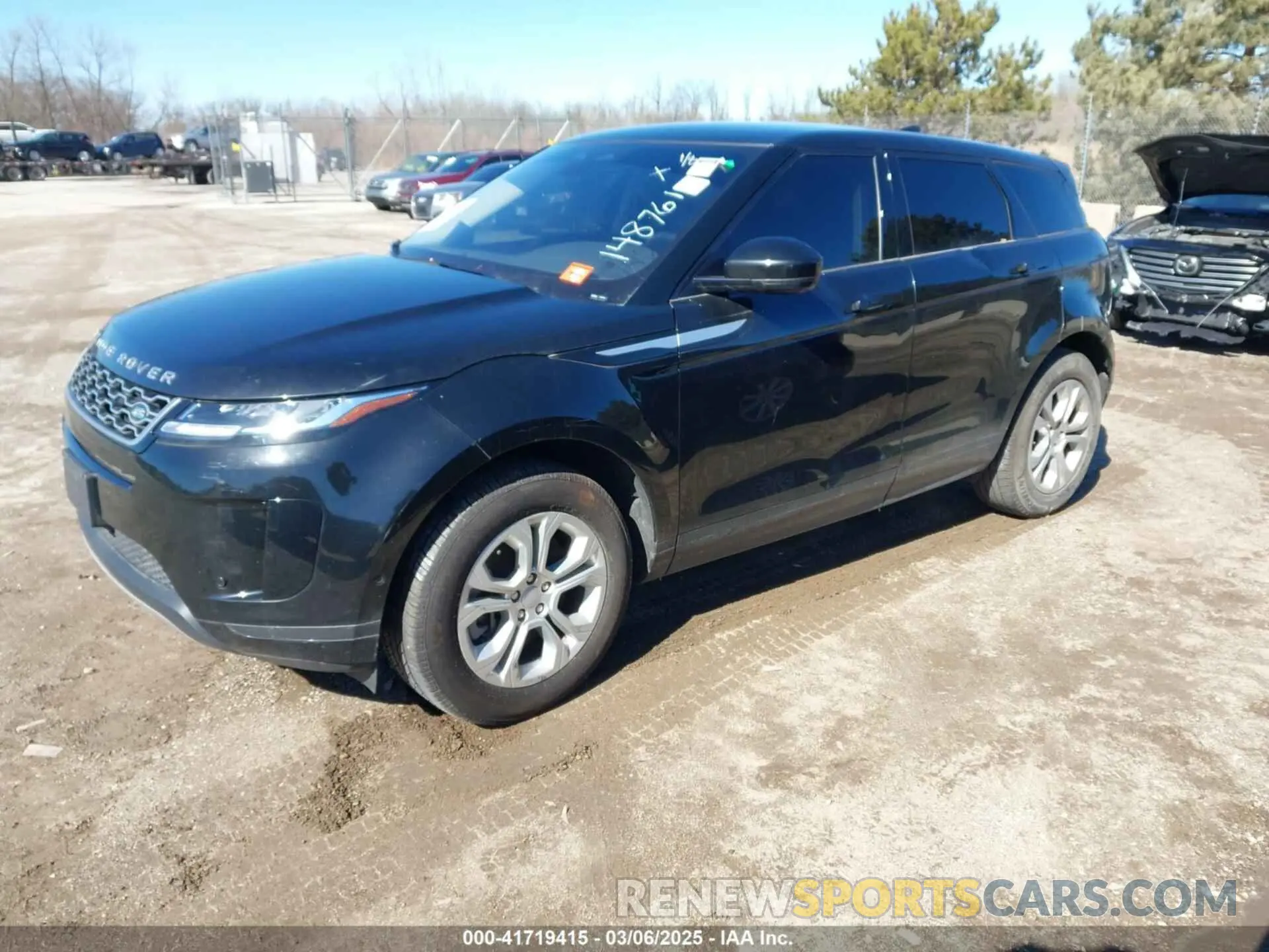 2 Photograph of a damaged car SALZJ2FX1MH148761 LAND ROVER RANGE ROVER EVOQUE 2021