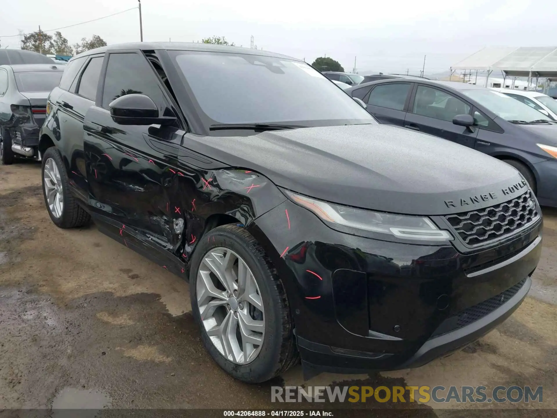 1 Photograph of a damaged car SALZJ2FX7MH152149 LAND ROVER RANGE ROVER EVOQUE 2021
