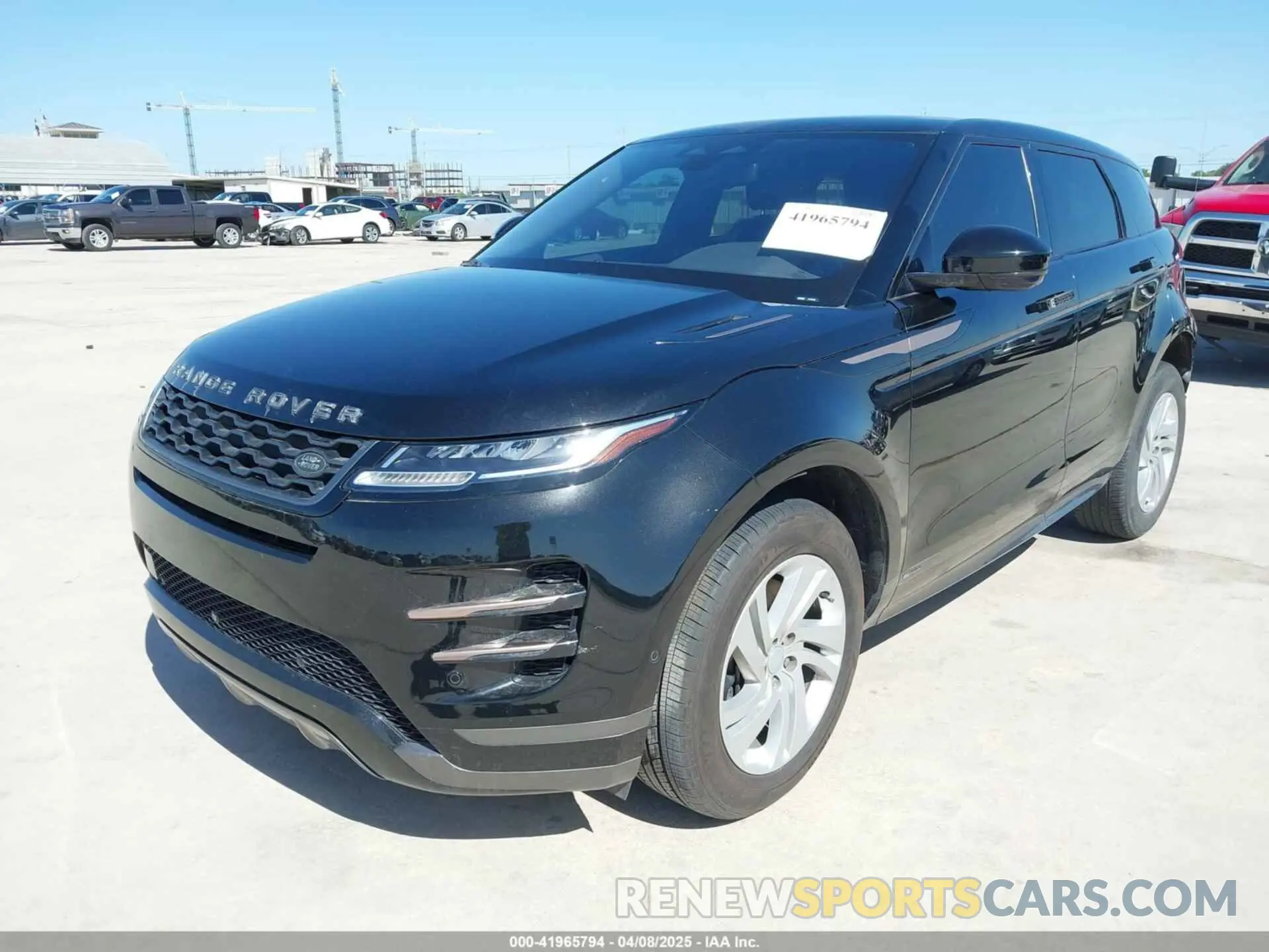 2 Photograph of a damaged car SALZT2FX1MH154750 LAND ROVER RANGE ROVER EVOQUE 2021