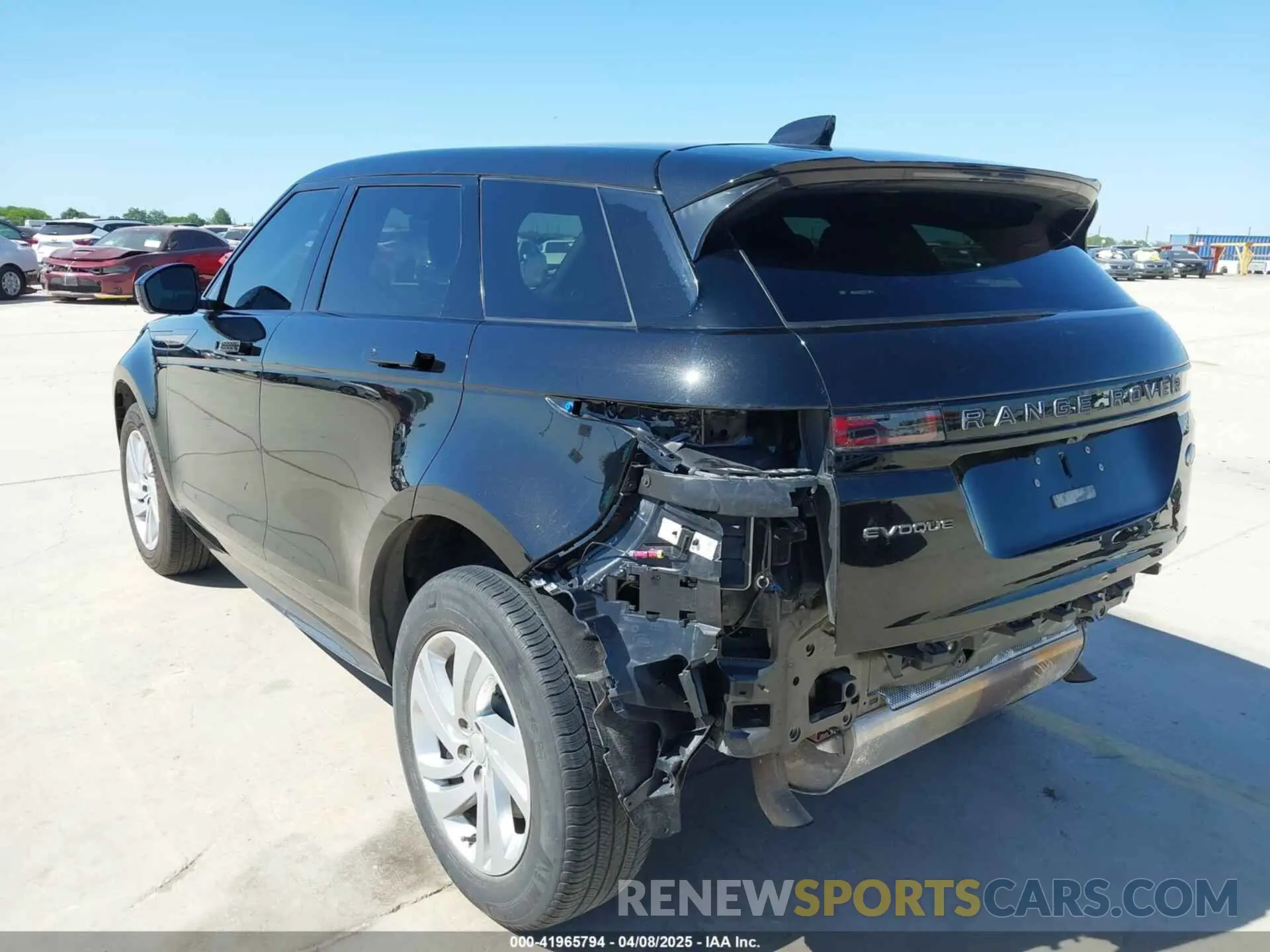 3 Photograph of a damaged car SALZT2FX1MH154750 LAND ROVER RANGE ROVER EVOQUE 2021