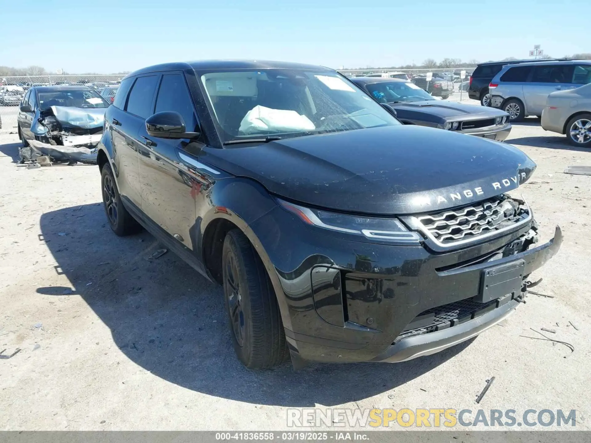 1 Photograph of a damaged car SALZJ2FX1NH176951 LAND ROVER RANGE ROVER EVOQUE 2022