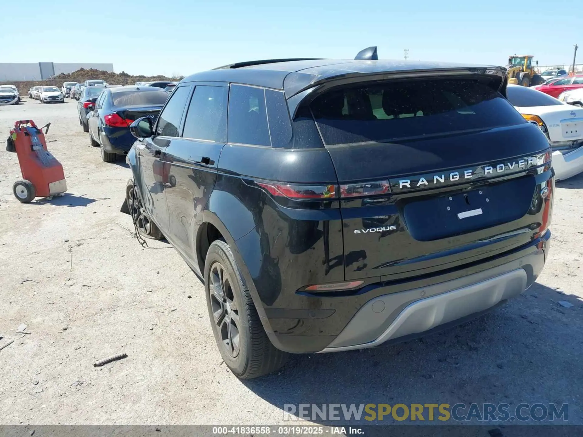 3 Photograph of a damaged car SALZJ2FX1NH176951 LAND ROVER RANGE ROVER EVOQUE 2022