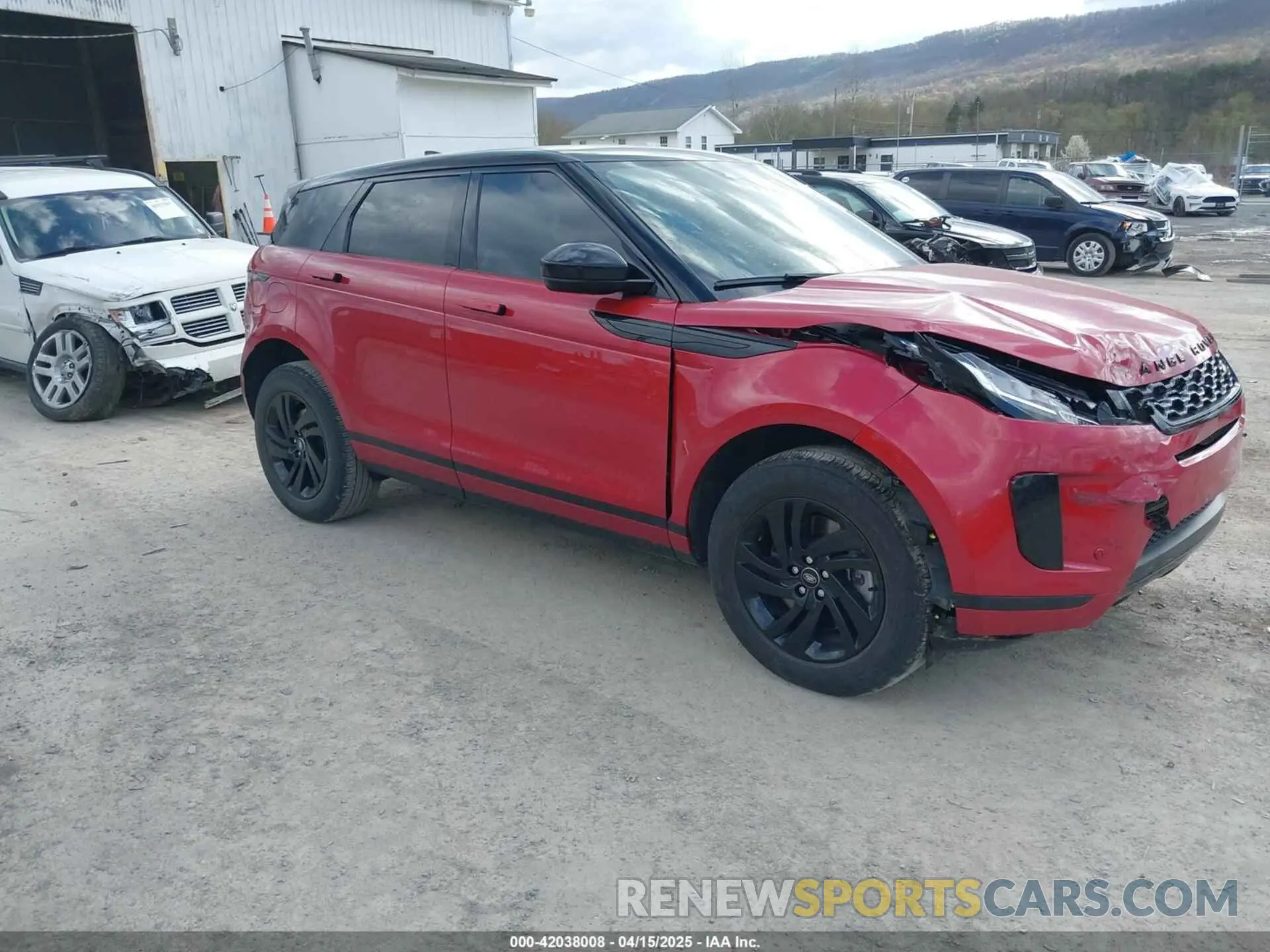 1 Photograph of a damaged car SALZJ2FX4NH176734 LAND ROVER RANGE ROVER EVOQUE 2022