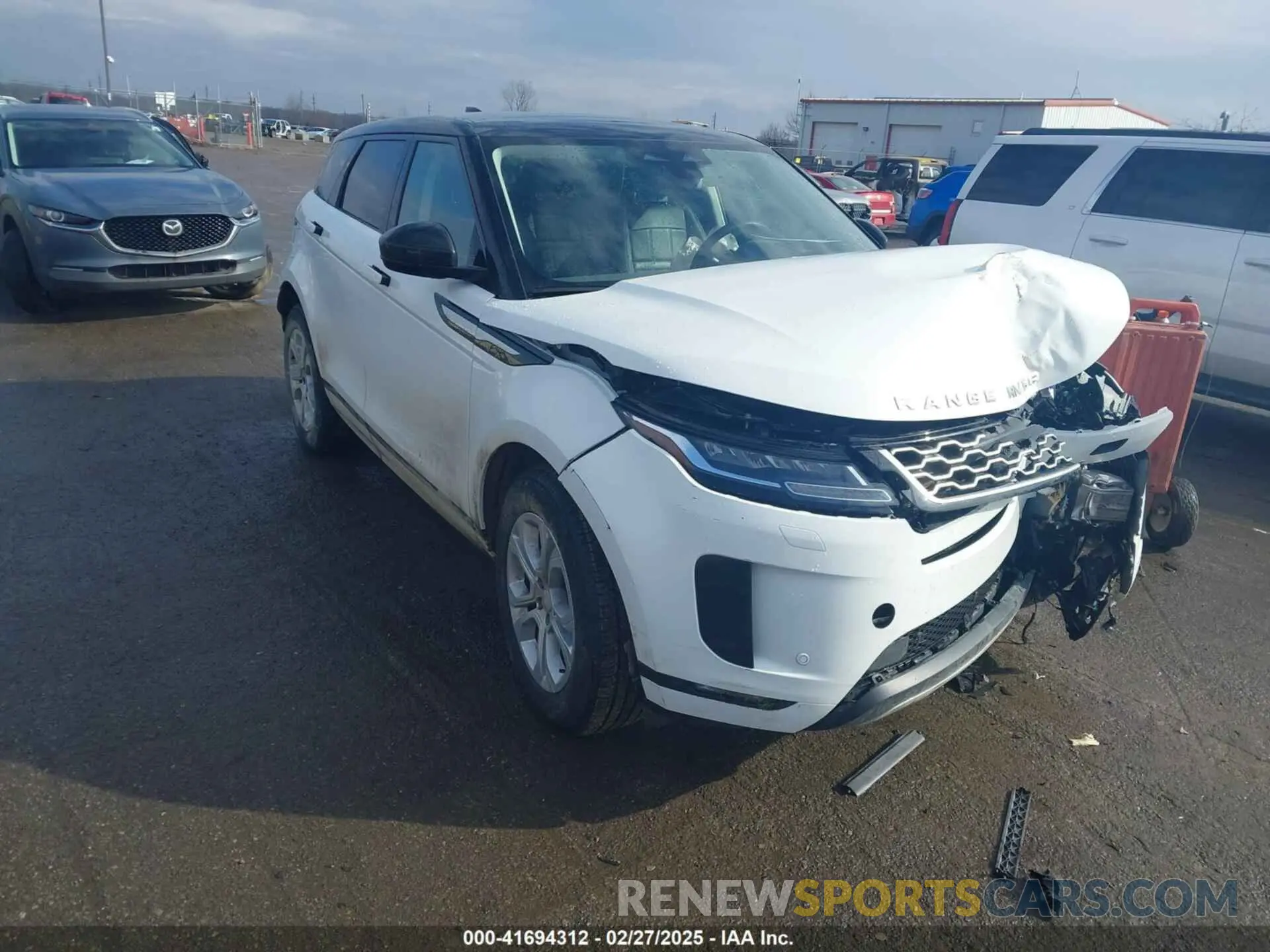 1 Photograph of a damaged car SALZJ2FX6NH165914 LAND ROVER RANGE ROVER EVOQUE 2022