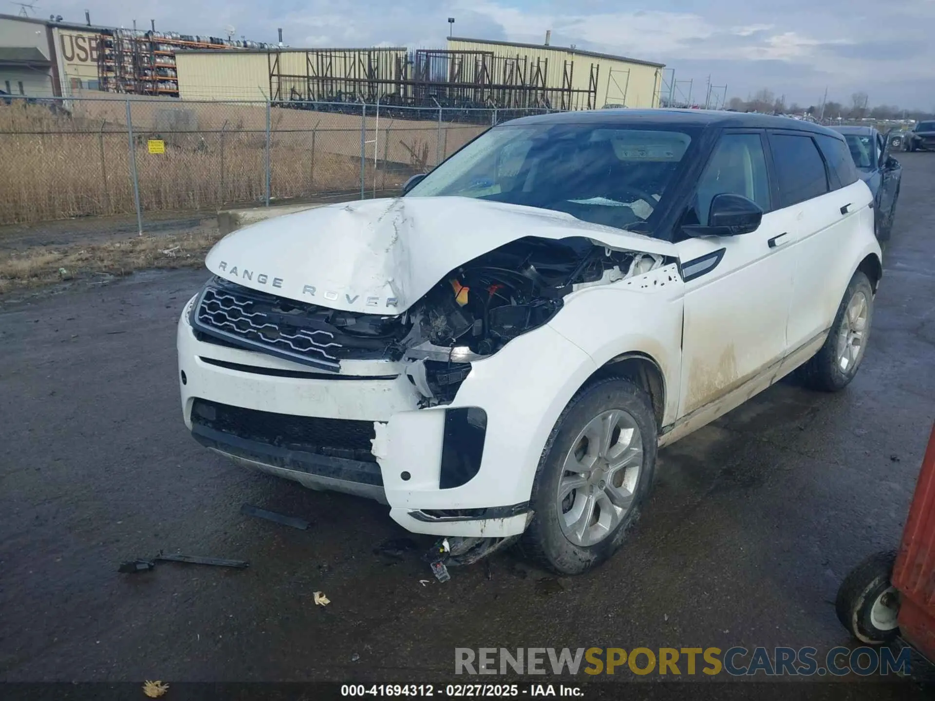 2 Photograph of a damaged car SALZJ2FX6NH165914 LAND ROVER RANGE ROVER EVOQUE 2022