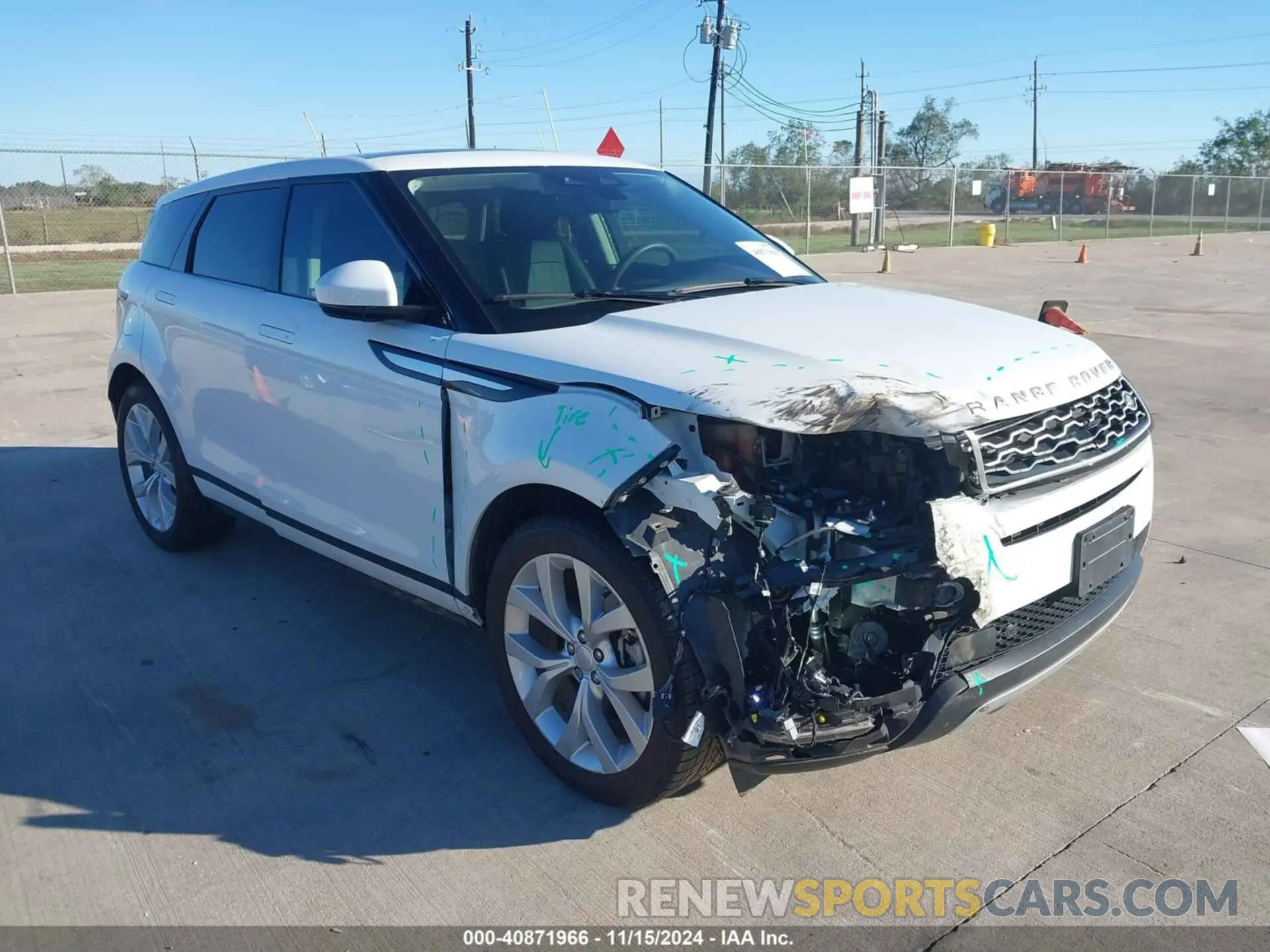 1 Photograph of a damaged car SALZP2FX0PH202442 LAND ROVER RANGE ROVER EVOQUE 2023