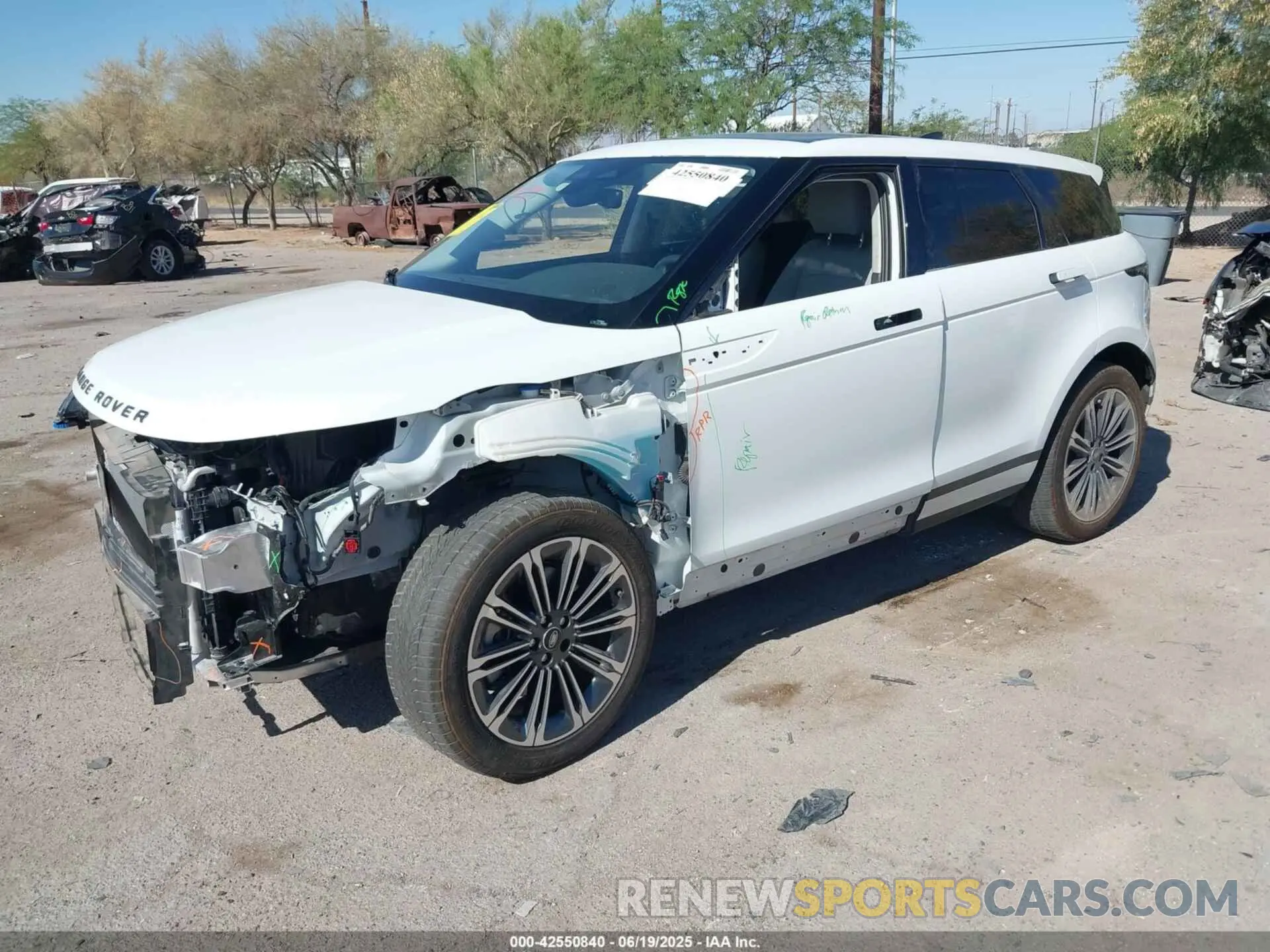 2 Photograph of a damaged car SALZJ2FX8RH246290 LAND ROVER RANGE ROVER EVOQUE 2024