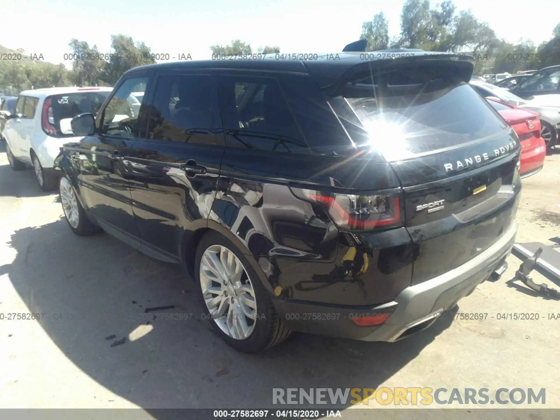 3 Photograph of a damaged car SALWG2RU9KA861979 LAND ROVER RANGE ROVER SPORT 2019