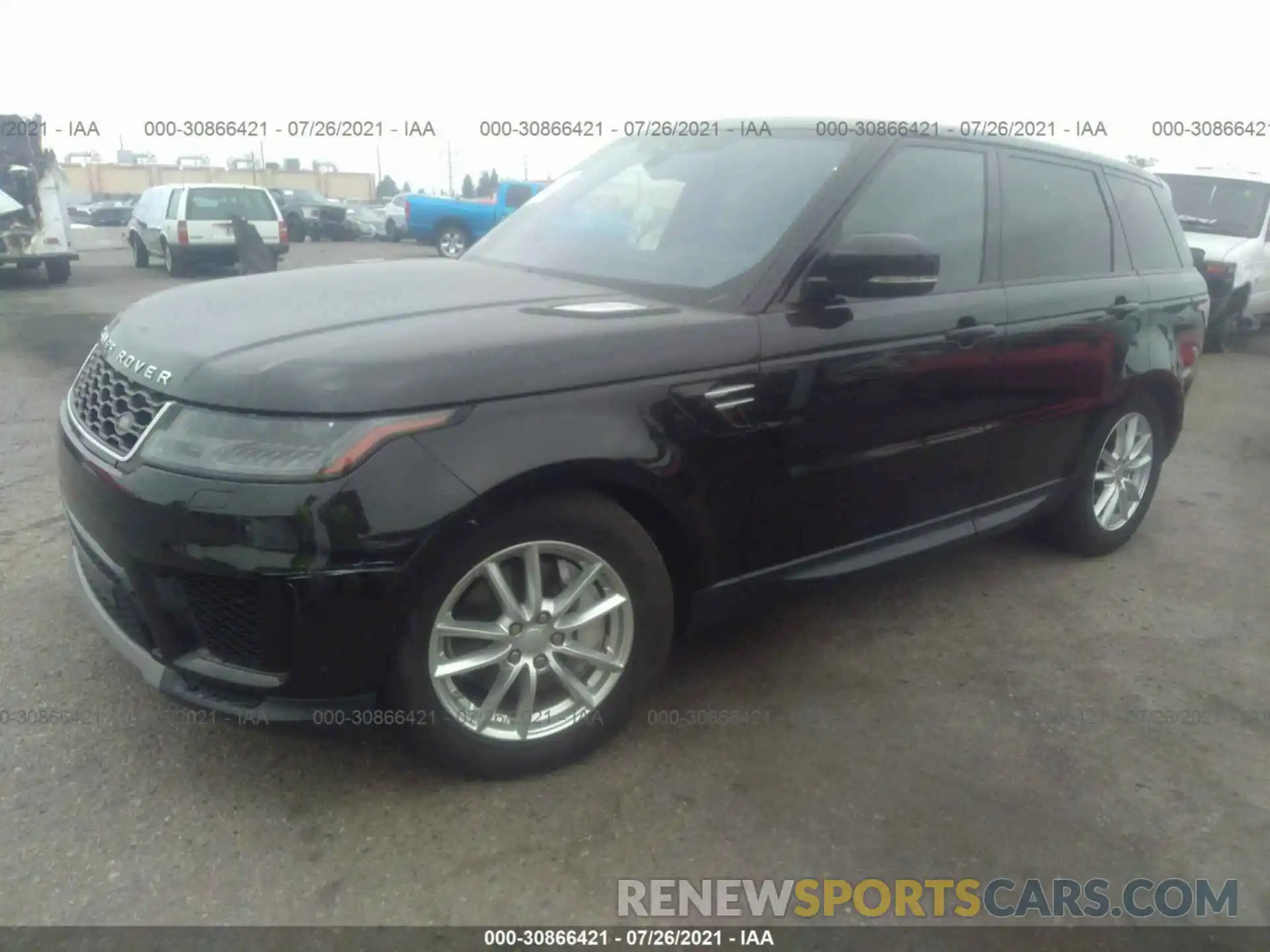 2 Photograph of a damaged car SALWG2RV7KA414933 LAND ROVER RANGE ROVER SPORT 2019