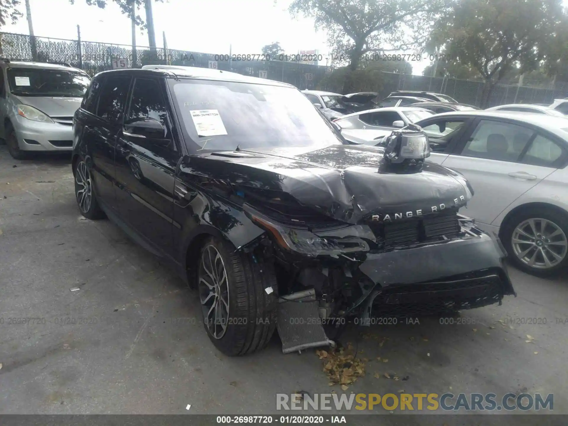 1 Photograph of a damaged car SALWG2RV8KA843059 LAND ROVER RANGE ROVER SPORT 2019