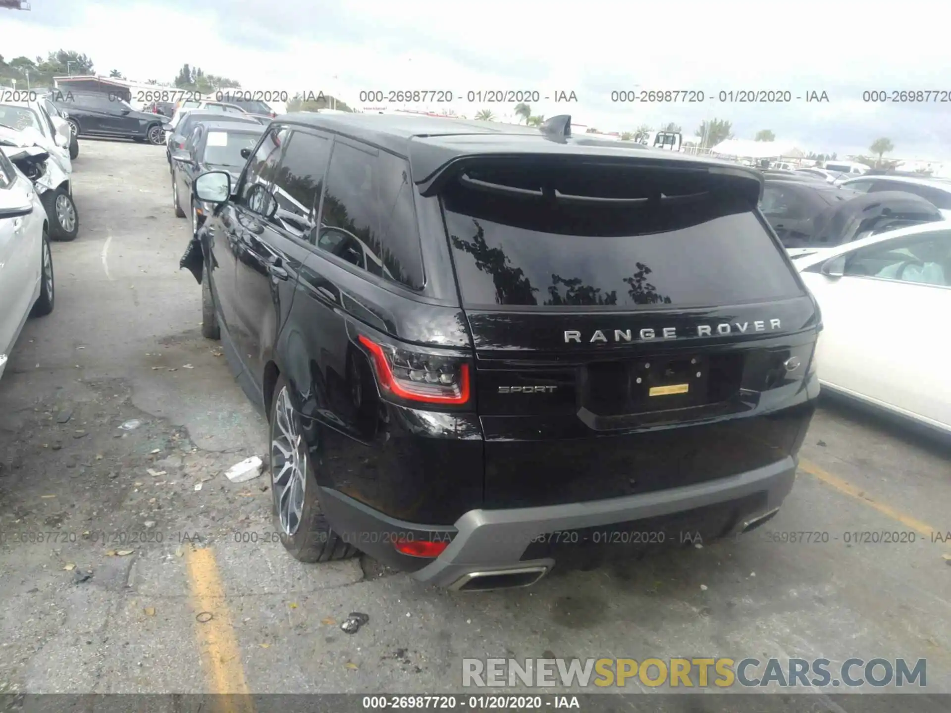 3 Photograph of a damaged car SALWG2RV8KA843059 LAND ROVER RANGE ROVER SPORT 2019