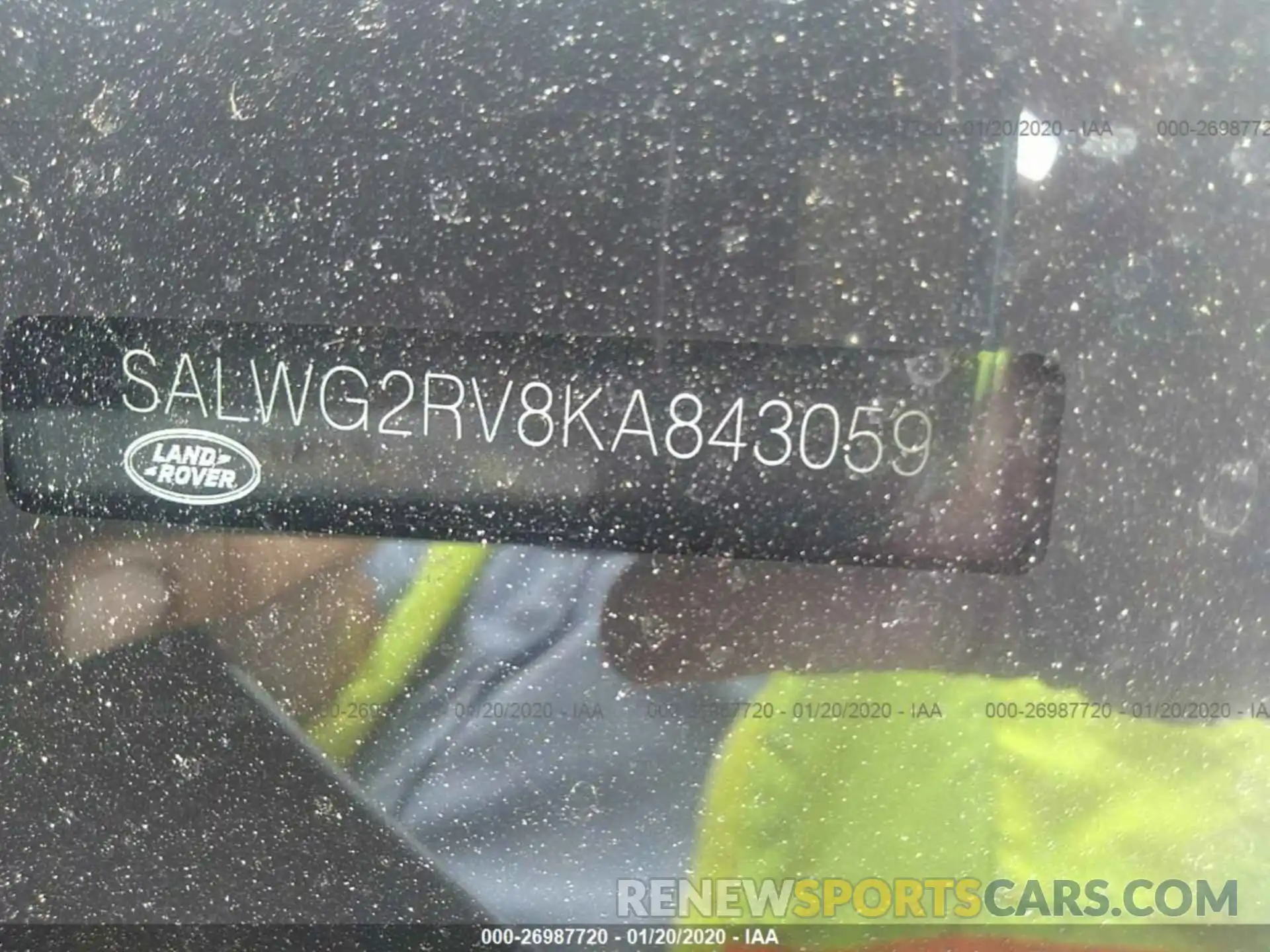 9 Photograph of a damaged car SALWG2RV8KA843059 LAND ROVER RANGE ROVER SPORT 2019