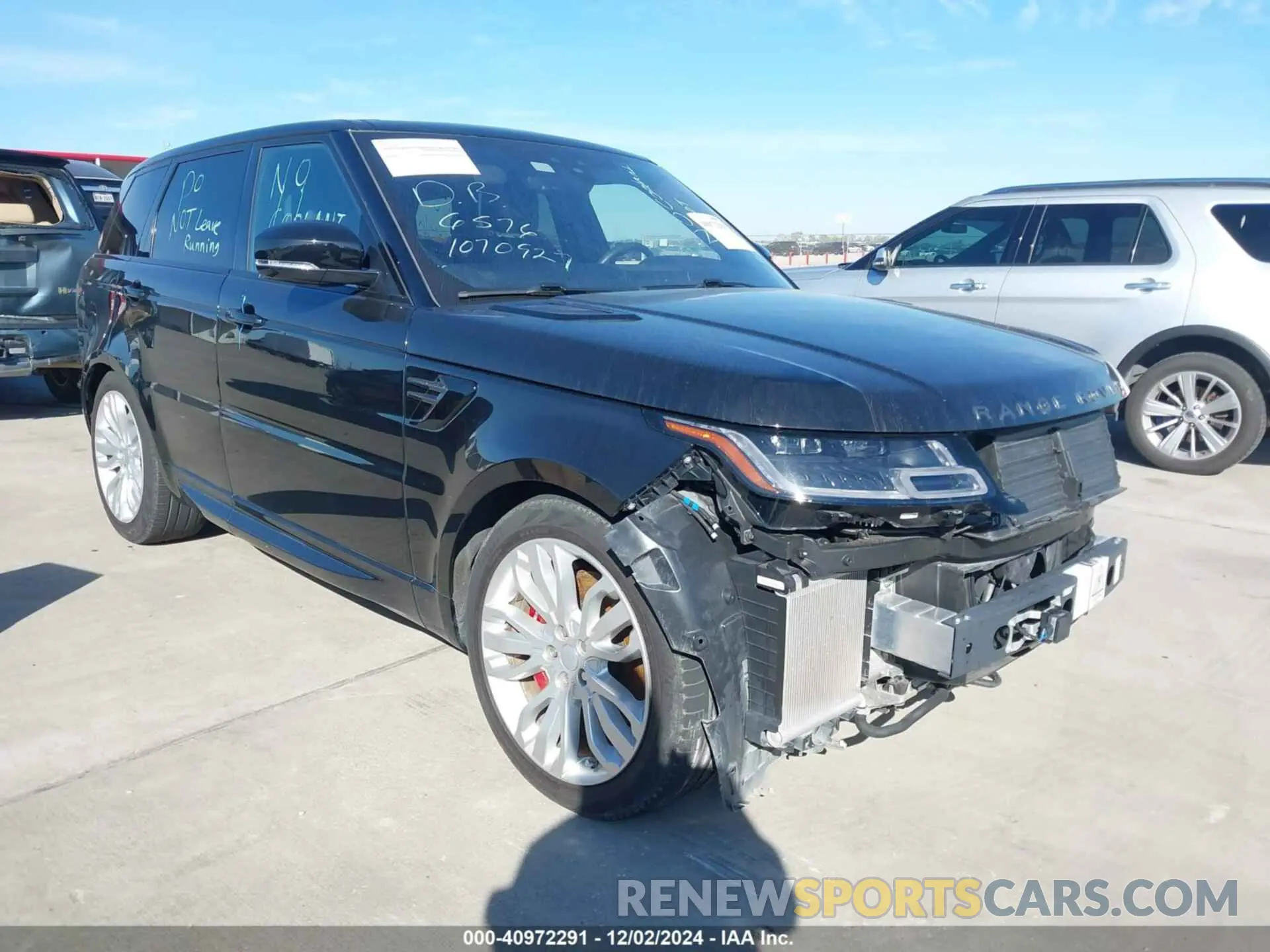 1 Photograph of a damaged car SALWR2RE1KA831684 LAND ROVER RANGE ROVER SPORT 2019