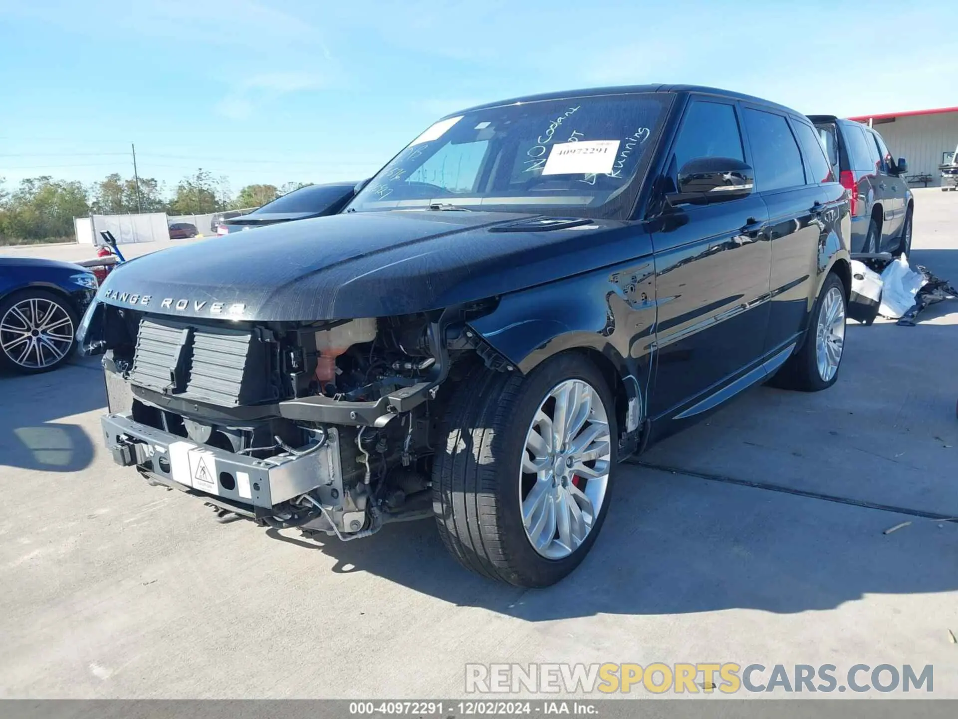 2 Photograph of a damaged car SALWR2RE1KA831684 LAND ROVER RANGE ROVER SPORT 2019