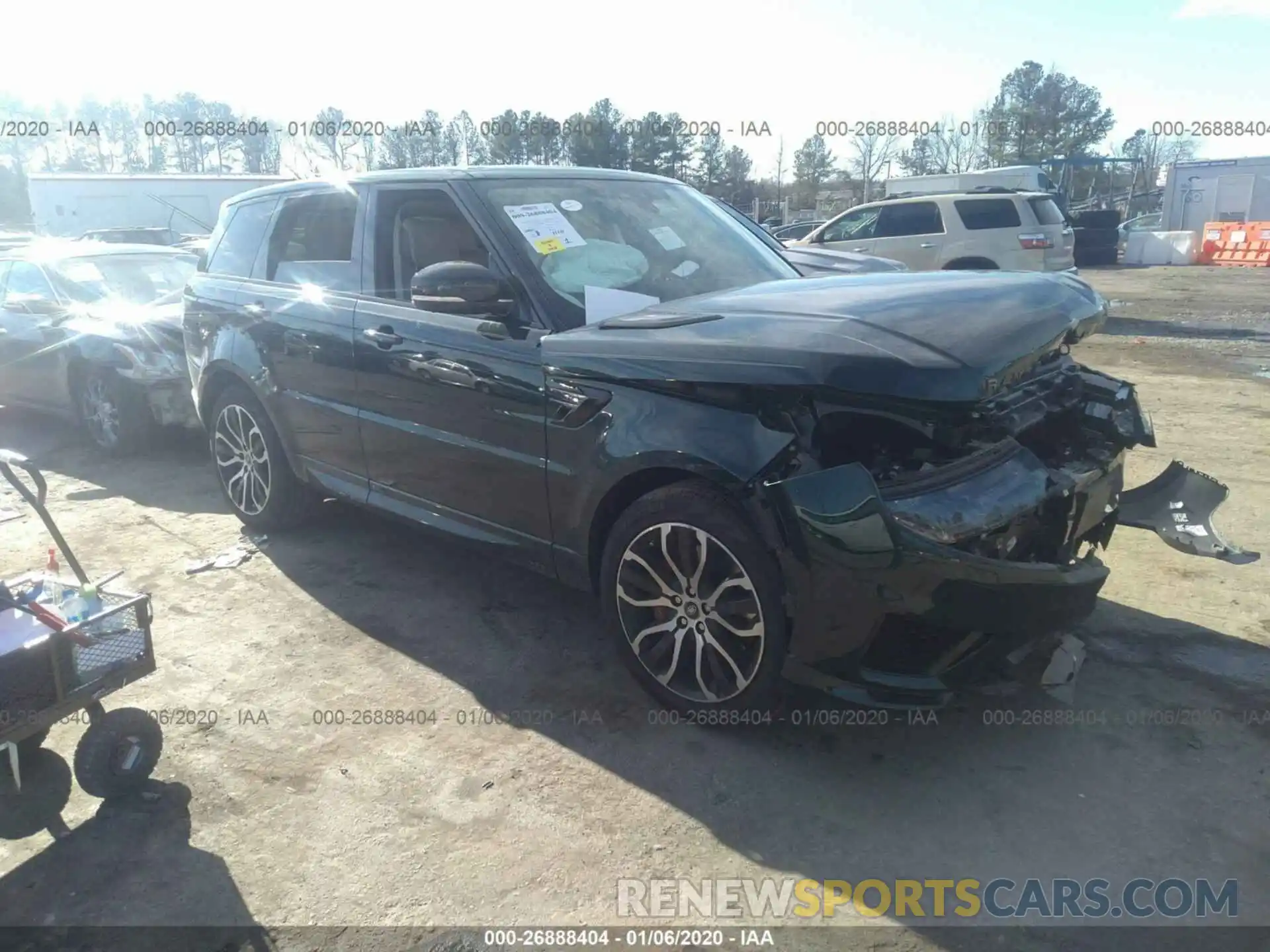 1 Photograph of a damaged car SALWR2RE1KA848310 LAND ROVER RANGE ROVER SPORT 2019