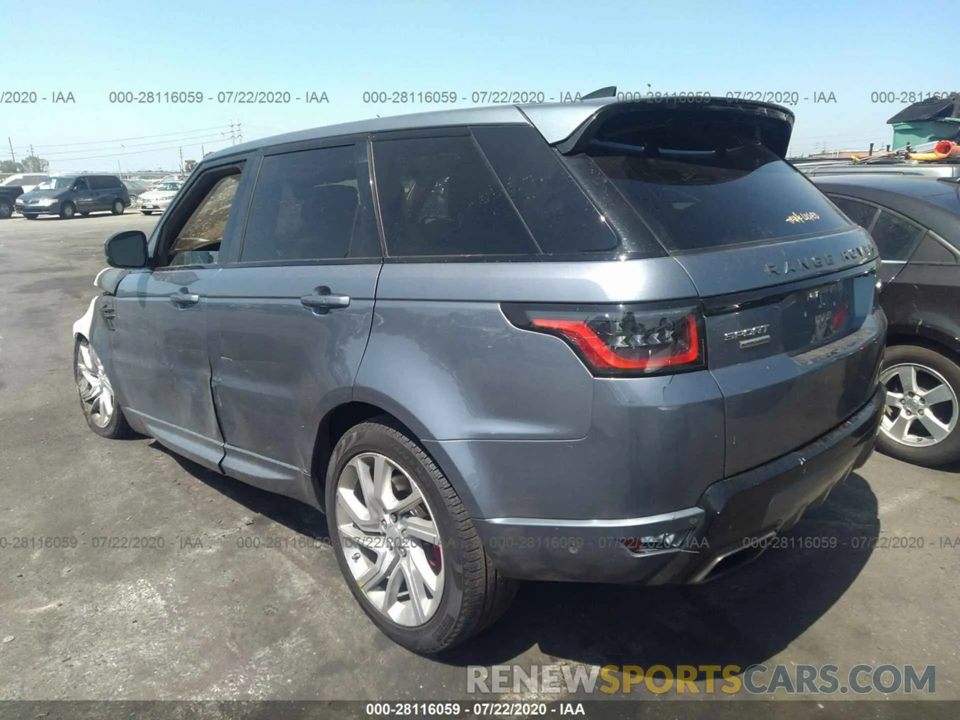 3 Photograph of a damaged car SALWR2RE2KA857159 LAND ROVER RANGE ROVER SPORT 2019