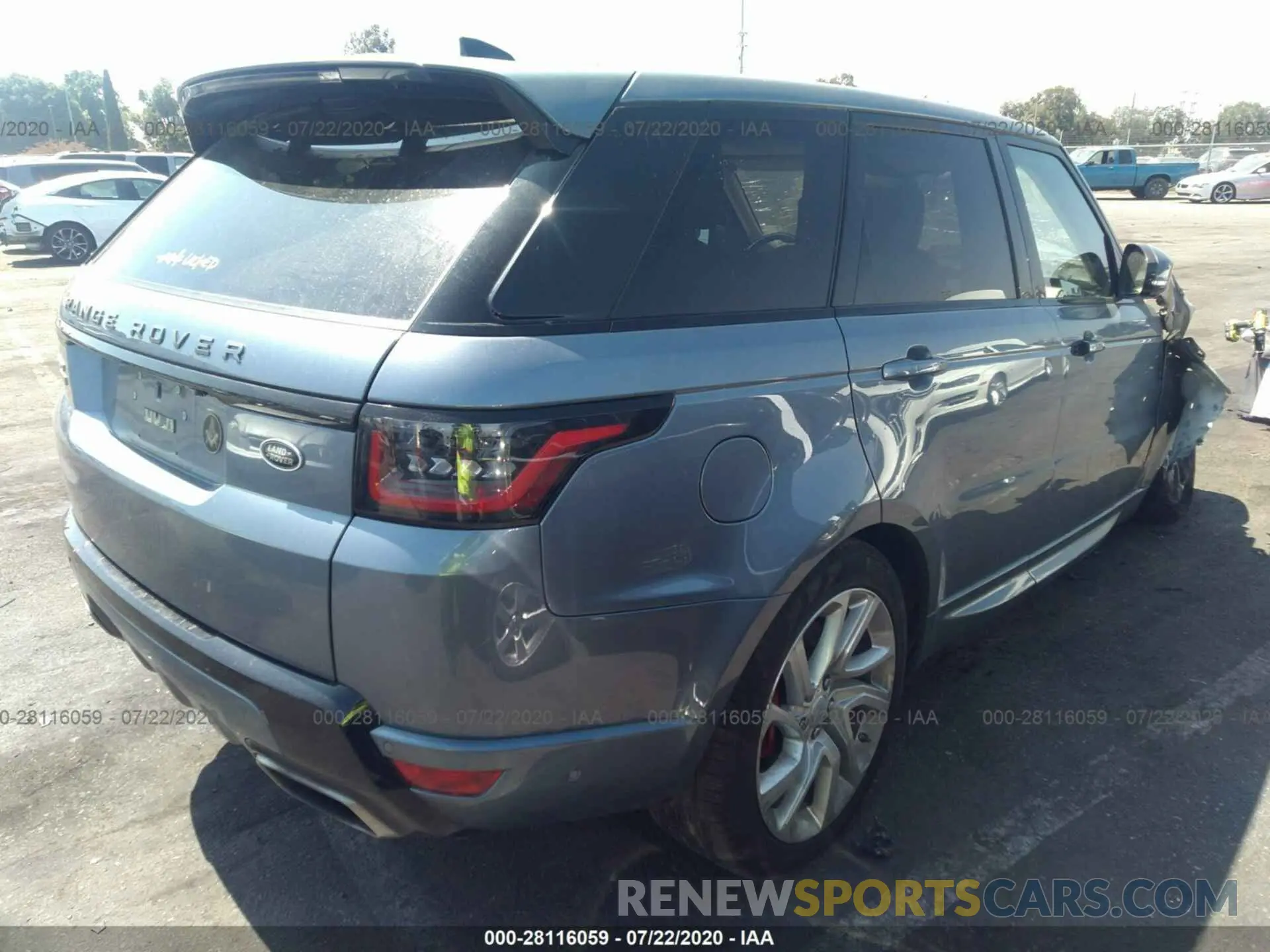 4 Photograph of a damaged car SALWR2RE2KA857159 LAND ROVER RANGE ROVER SPORT 2019