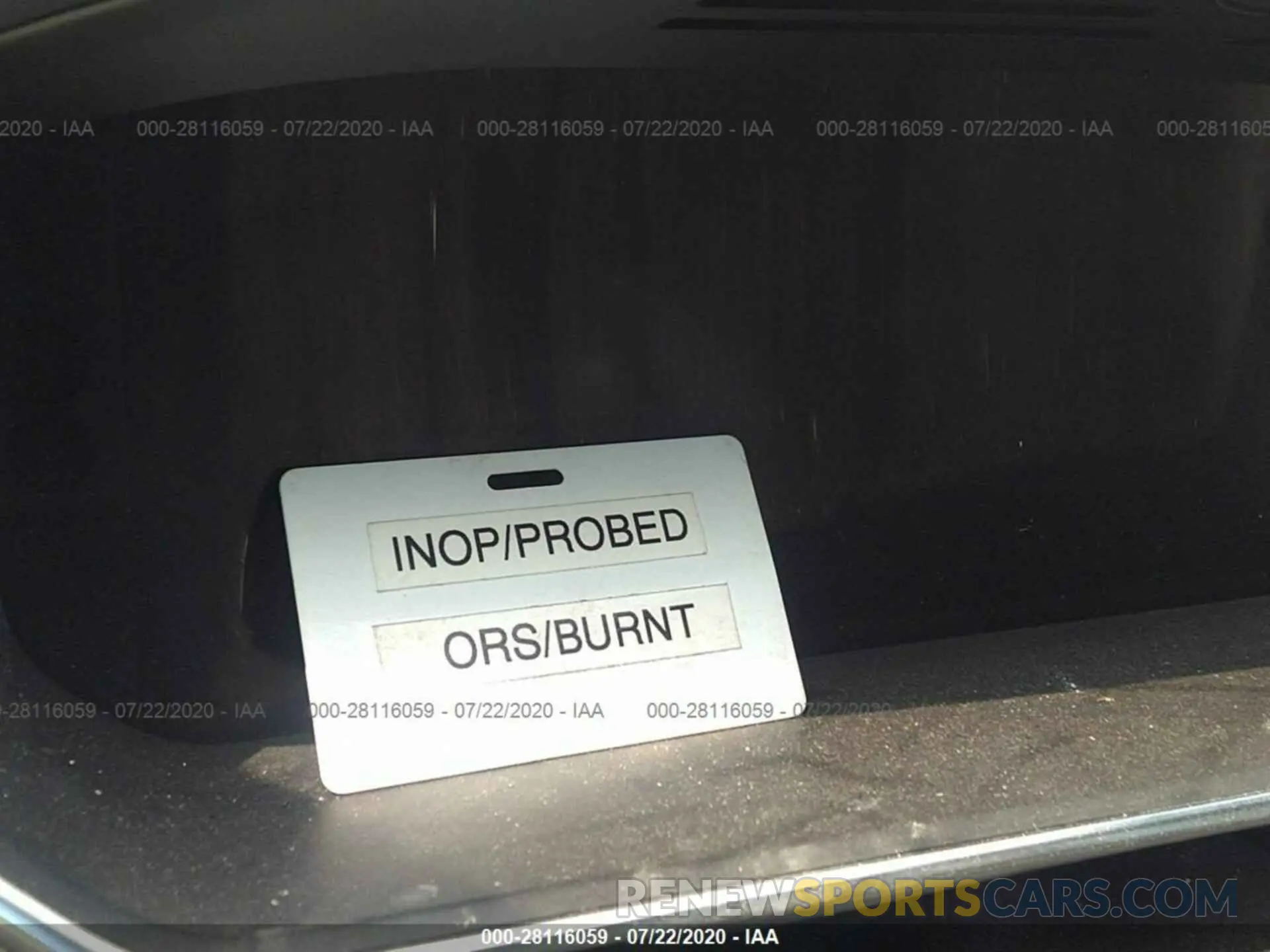 7 Photograph of a damaged car SALWR2RE2KA857159 LAND ROVER RANGE ROVER SPORT 2019