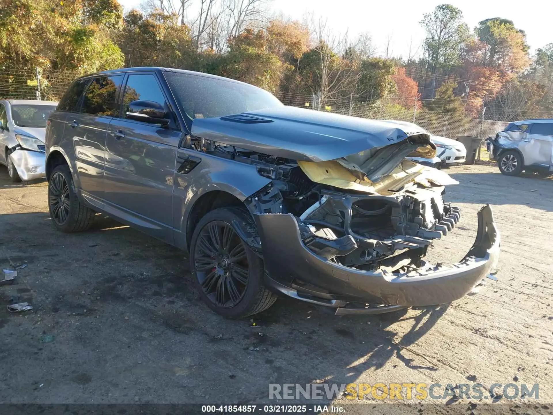 1 Photograph of a damaged car SALWR2RE3KA838717 LAND ROVER RANGE ROVER SPORT 2019