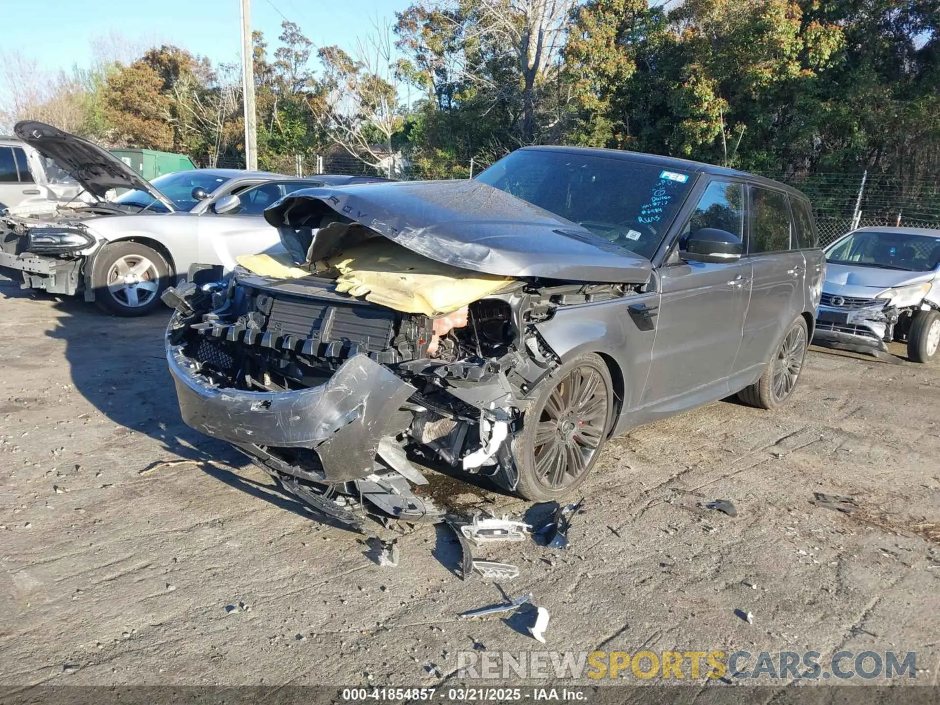 2 Photograph of a damaged car SALWR2RE3KA838717 LAND ROVER RANGE ROVER SPORT 2019
