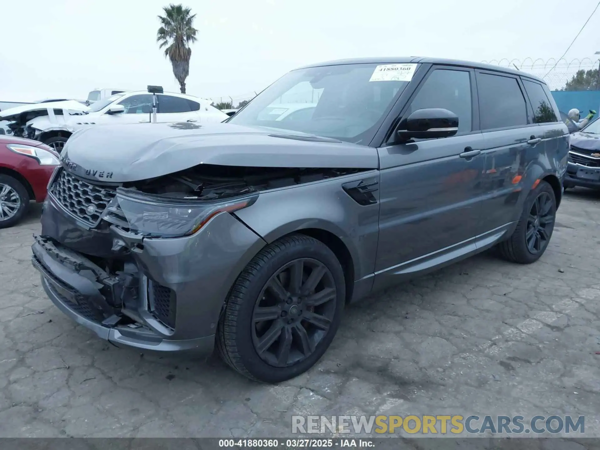 2 Photograph of a damaged car SALWR2RE4KA850004 LAND ROVER RANGE ROVER SPORT 2019