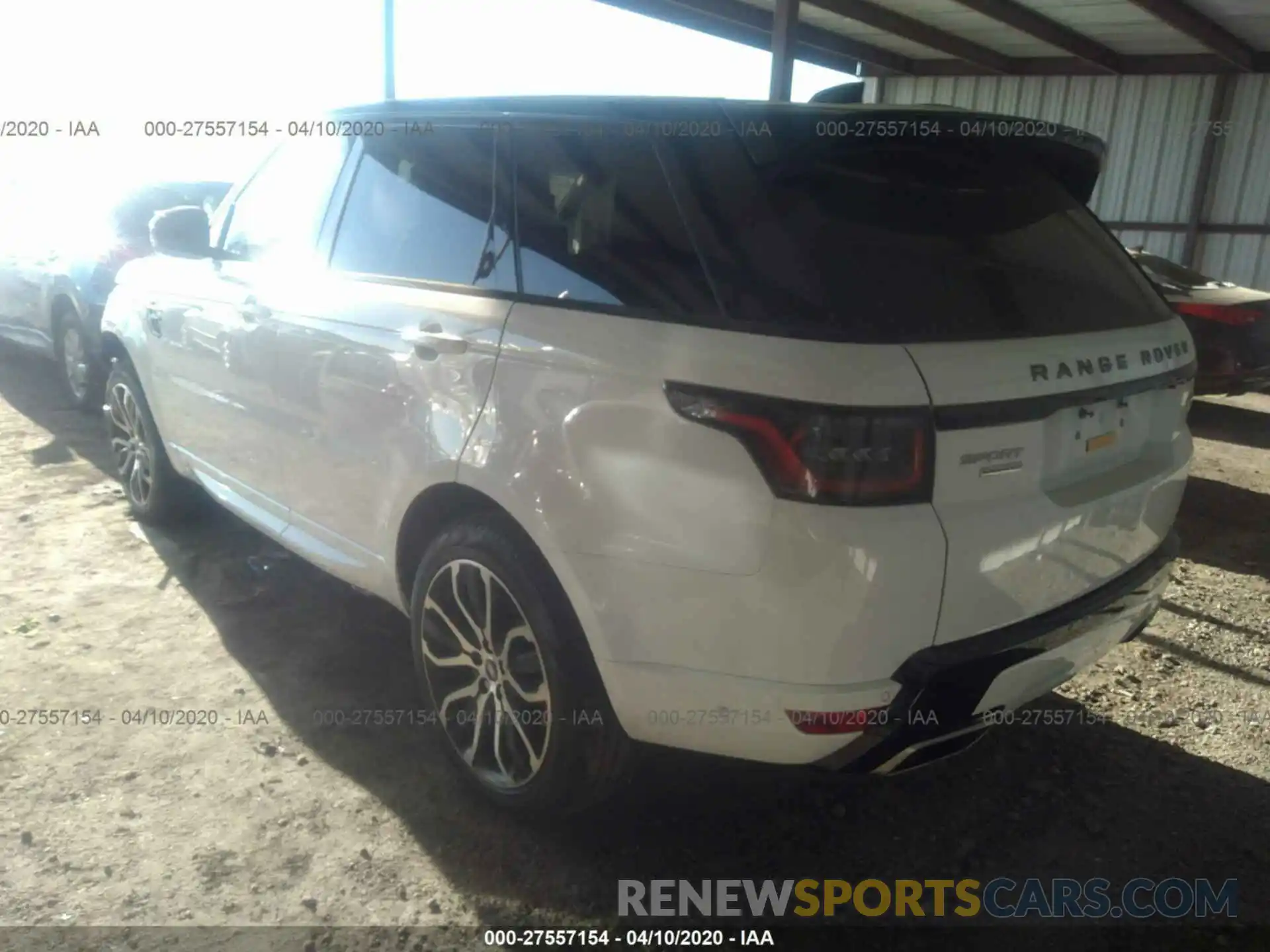 3 Photograph of a damaged car SALWR2RE6KA835116 LAND ROVER RANGE ROVER SPORT 2019