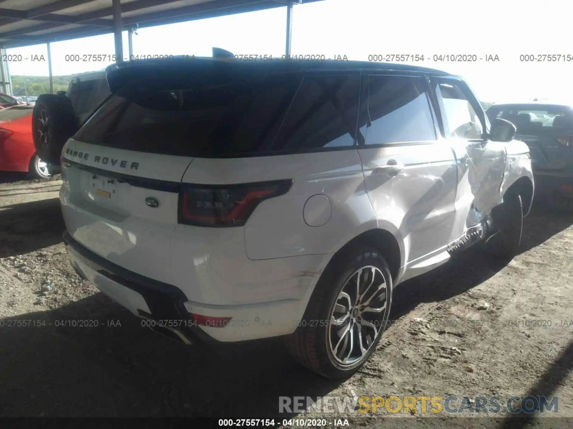 4 Photograph of a damaged car SALWR2RE6KA835116 LAND ROVER RANGE ROVER SPORT 2019