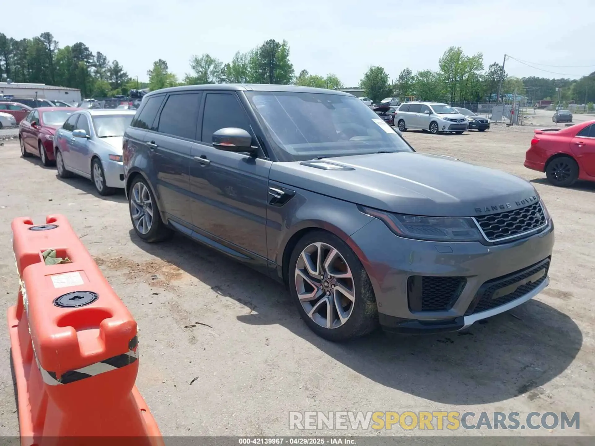 1 Photograph of a damaged car SALWR2RK9KA840316 LAND ROVER RANGE ROVER SPORT 2019