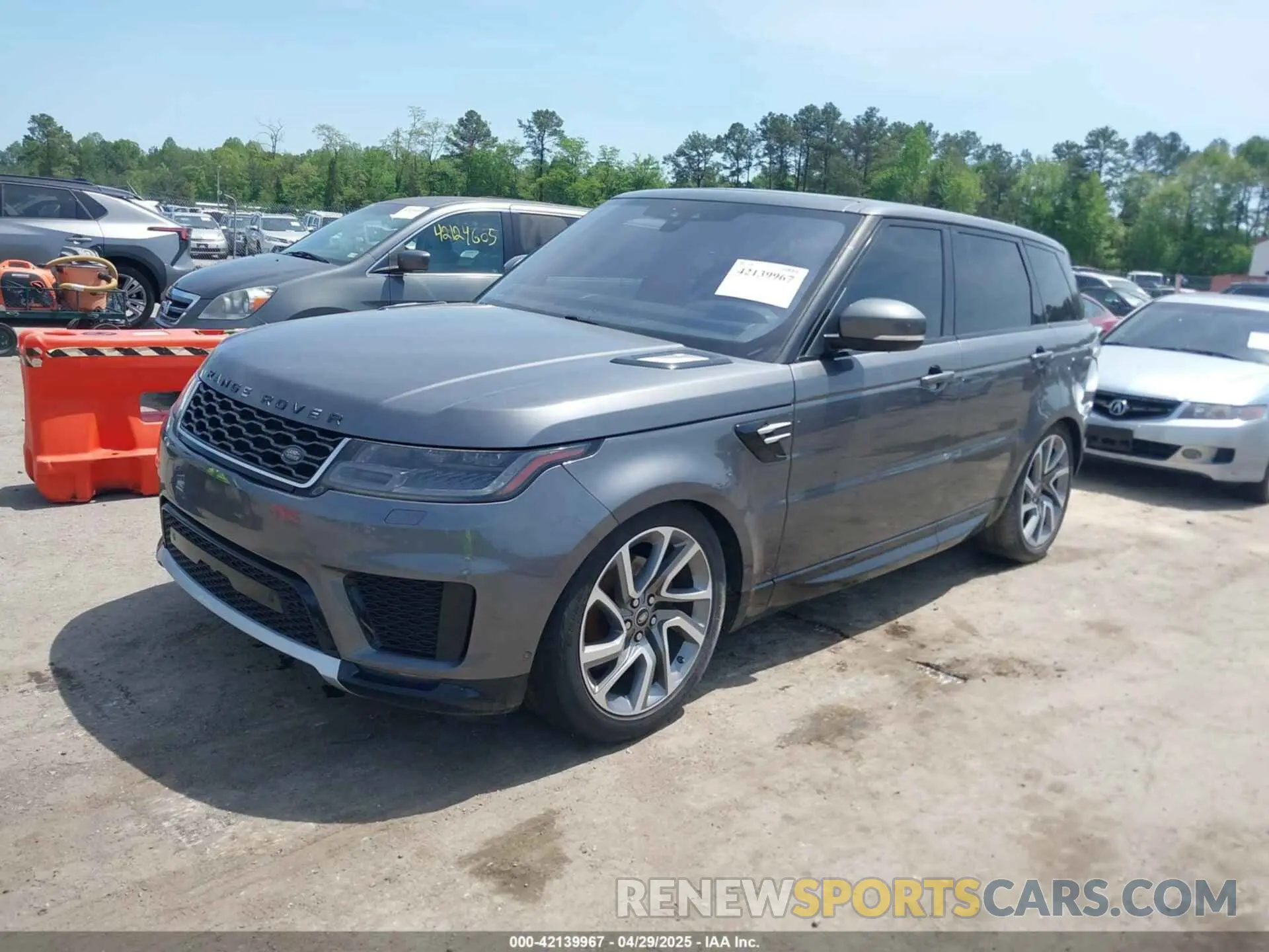 2 Photograph of a damaged car SALWR2RK9KA840316 LAND ROVER RANGE ROVER SPORT 2019