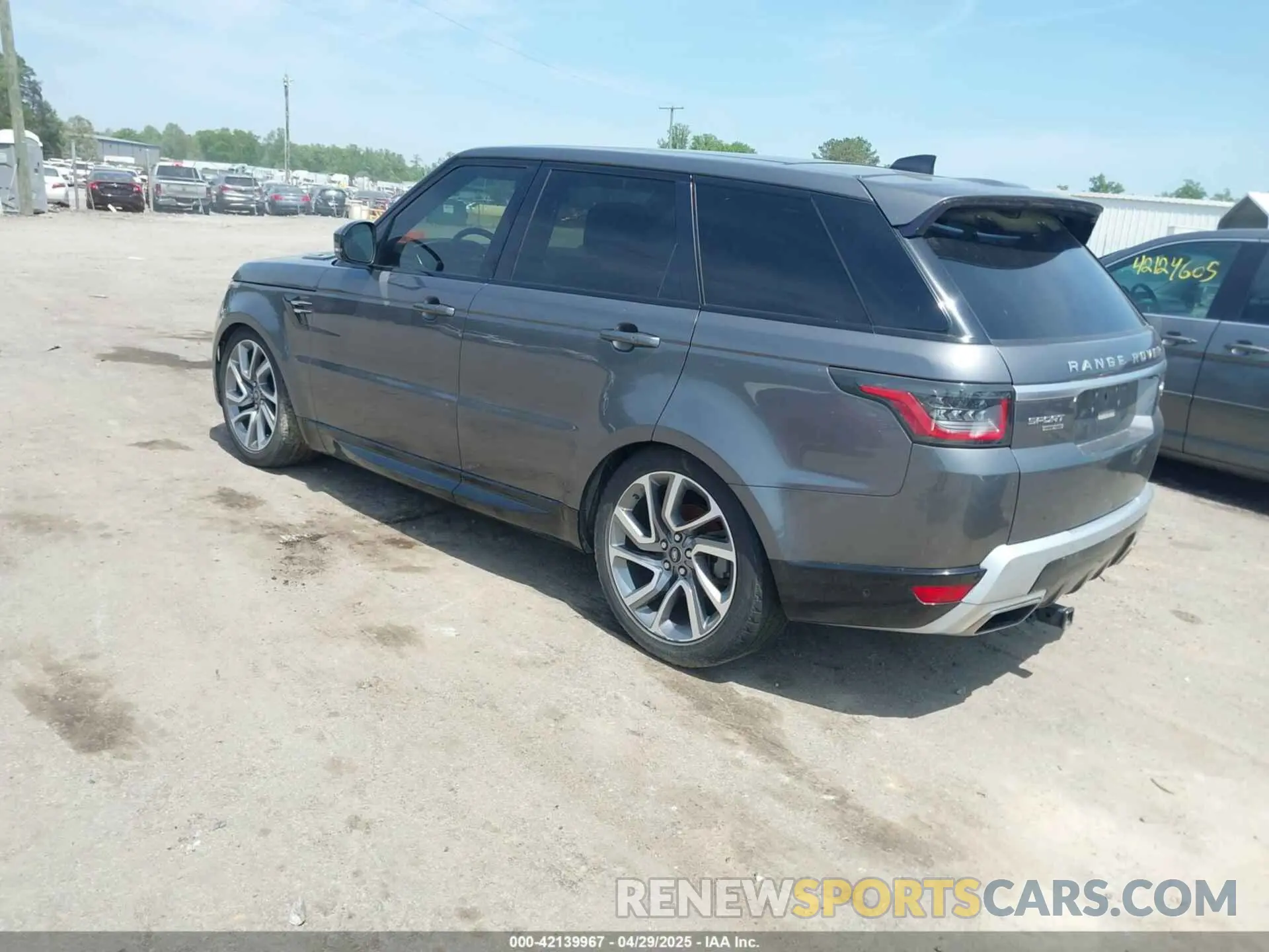 3 Photograph of a damaged car SALWR2RK9KA840316 LAND ROVER RANGE ROVER SPORT 2019