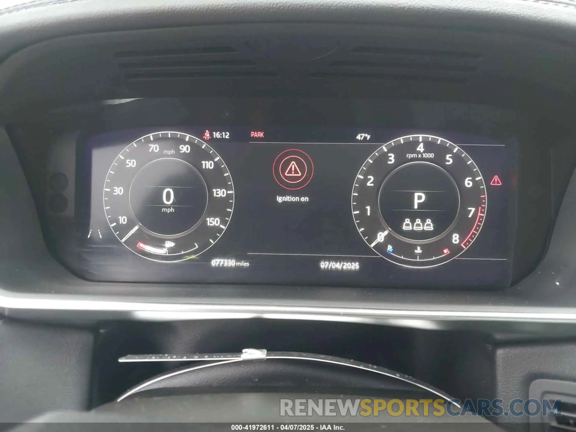 7 Photograph of a damaged car SALWR2RU5KA862573 LAND ROVER RANGE ROVER SPORT 2019