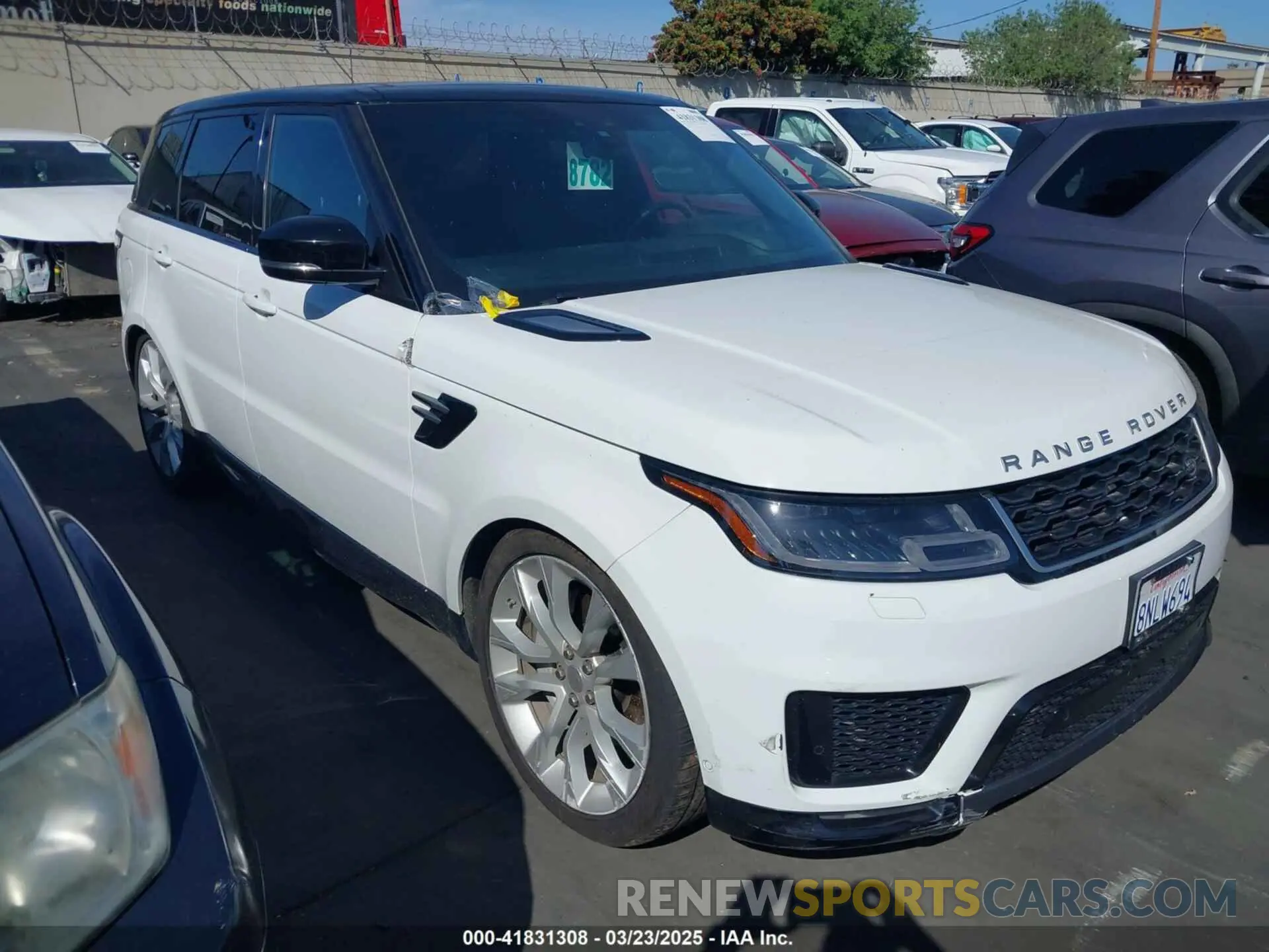 1 Photograph of a damaged car SALWR2RU7KA875311 LAND ROVER RANGE ROVER SPORT 2019